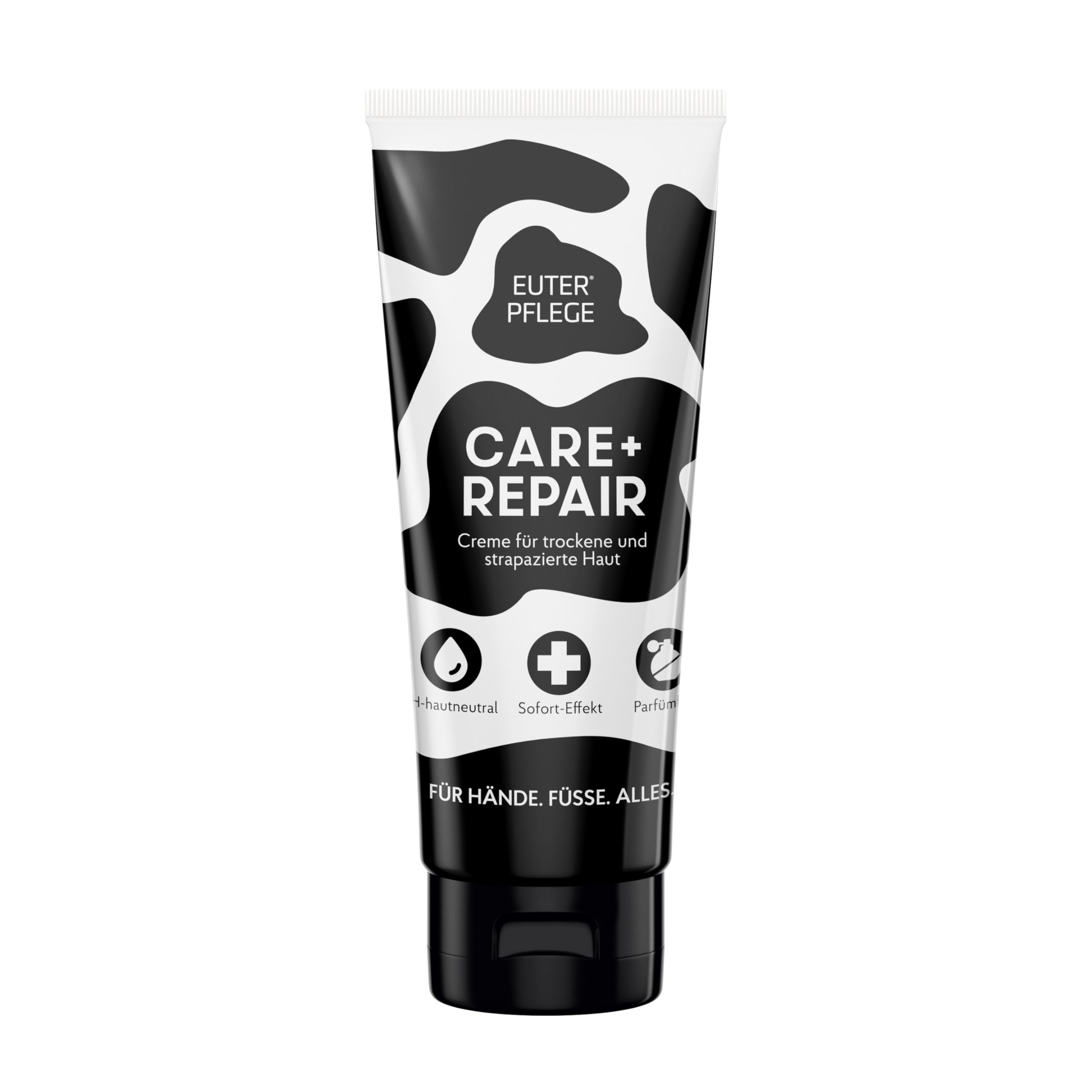 EUTERPFLEGE Care + Repair Creme, 200ml, intensive Pflege für trockene Haut, Feuchtigkeitscreme für Hand und Körper, parfümfrei, Allergiker geeignet 200 ml (1er Pack) Angebot bei HelloDeals