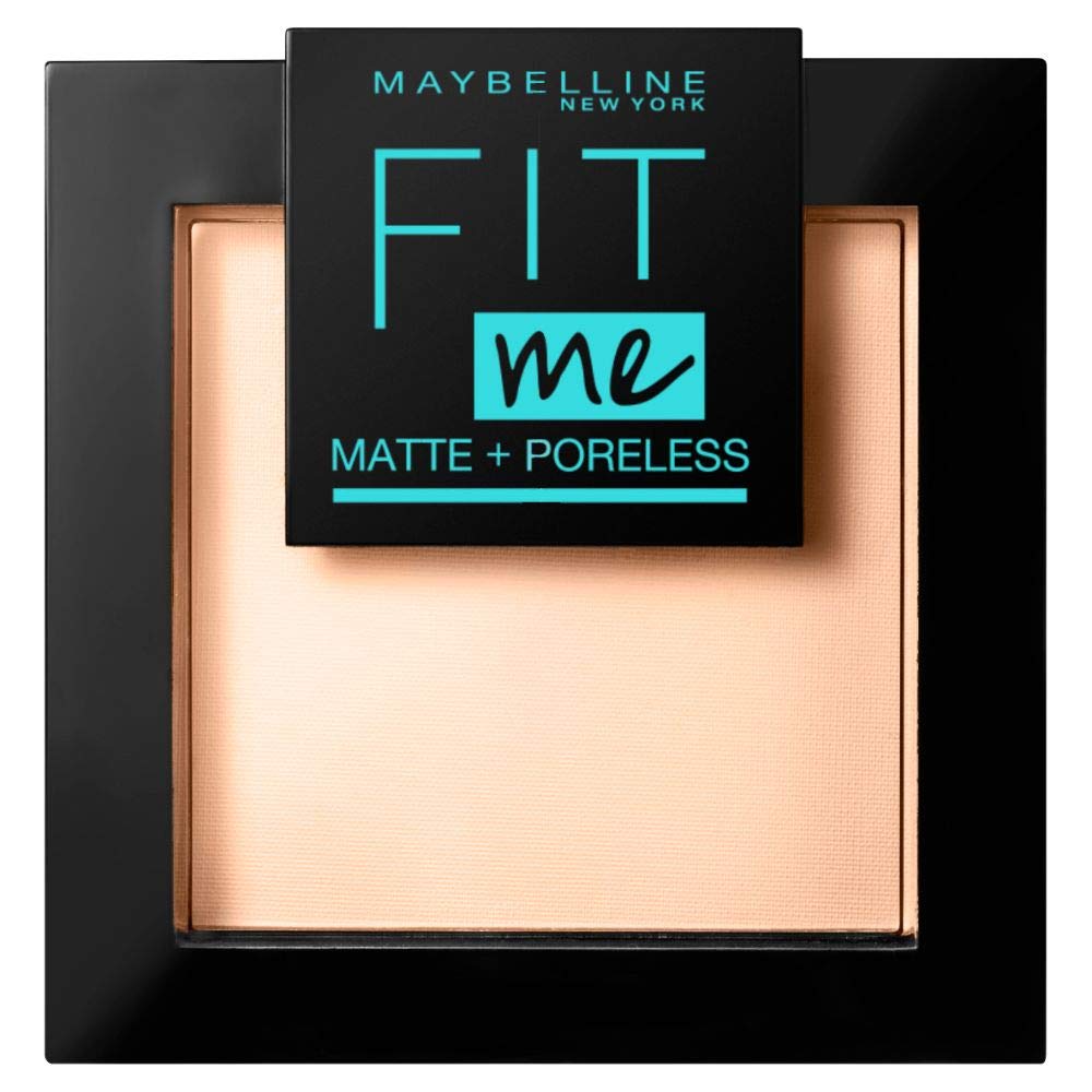 Maybelline New York Puder, Mattierend, porenverfeinernd und langanhaltend, Fit Me! Matte + Poreless, Nr. 120 Classic Ivory 1Stück 9 g (1er Pack) Nr. 120 Classic Ivory Angebot bei HelloDeals
