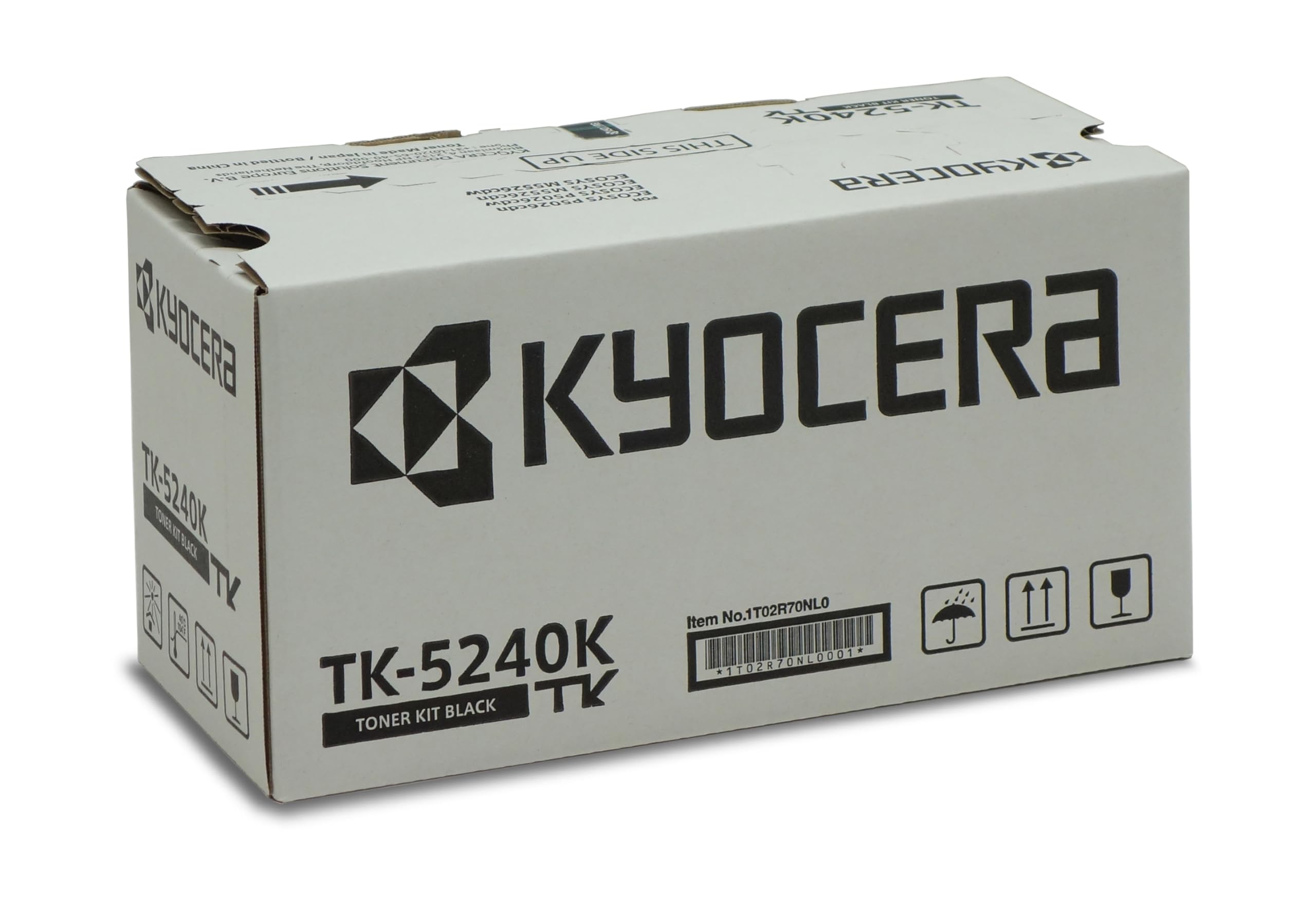 Kyocera TK-5240K Toner Drucker Schwarz, Original Tonerkartusche 1T02R70NL0. Drucker Toner kompatibel für ECOSYS M5526cdn, ECOSYS M5526cdw, ECOSYS P5026cdn, ECOSYS P5026cdw Angebot bei HelloDeals