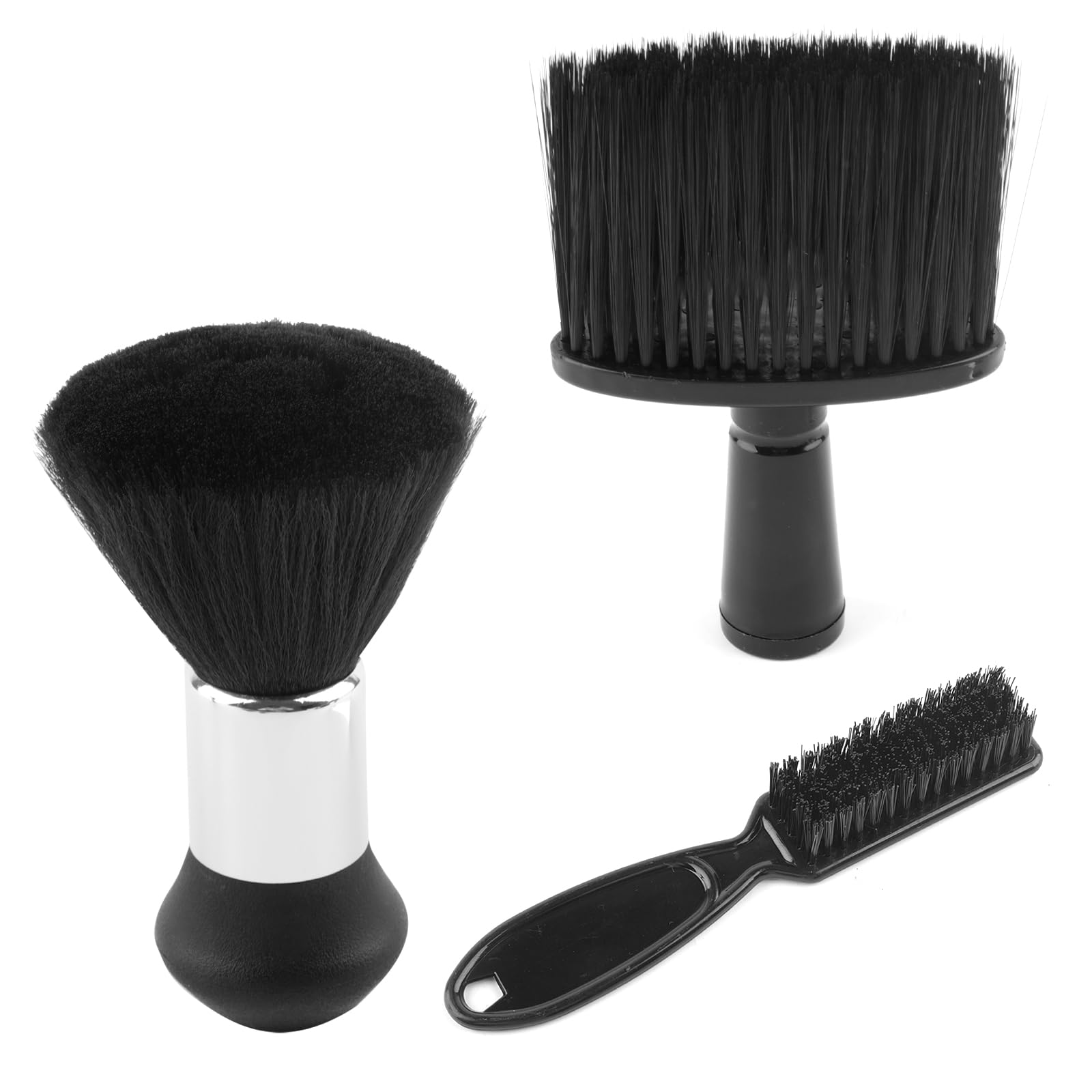 3 Stück Friseurbürste, Nackenpinsel Set, Friseur Bürste, Friseur Pinsel, Haarpinsel Barbierbürst, Soft Friseur Haarpinsel, Barber-Zubehör, für Friseursalon Haarreinigung, Staubentfernung usw. Schwarz Angebot bei HelloDeals