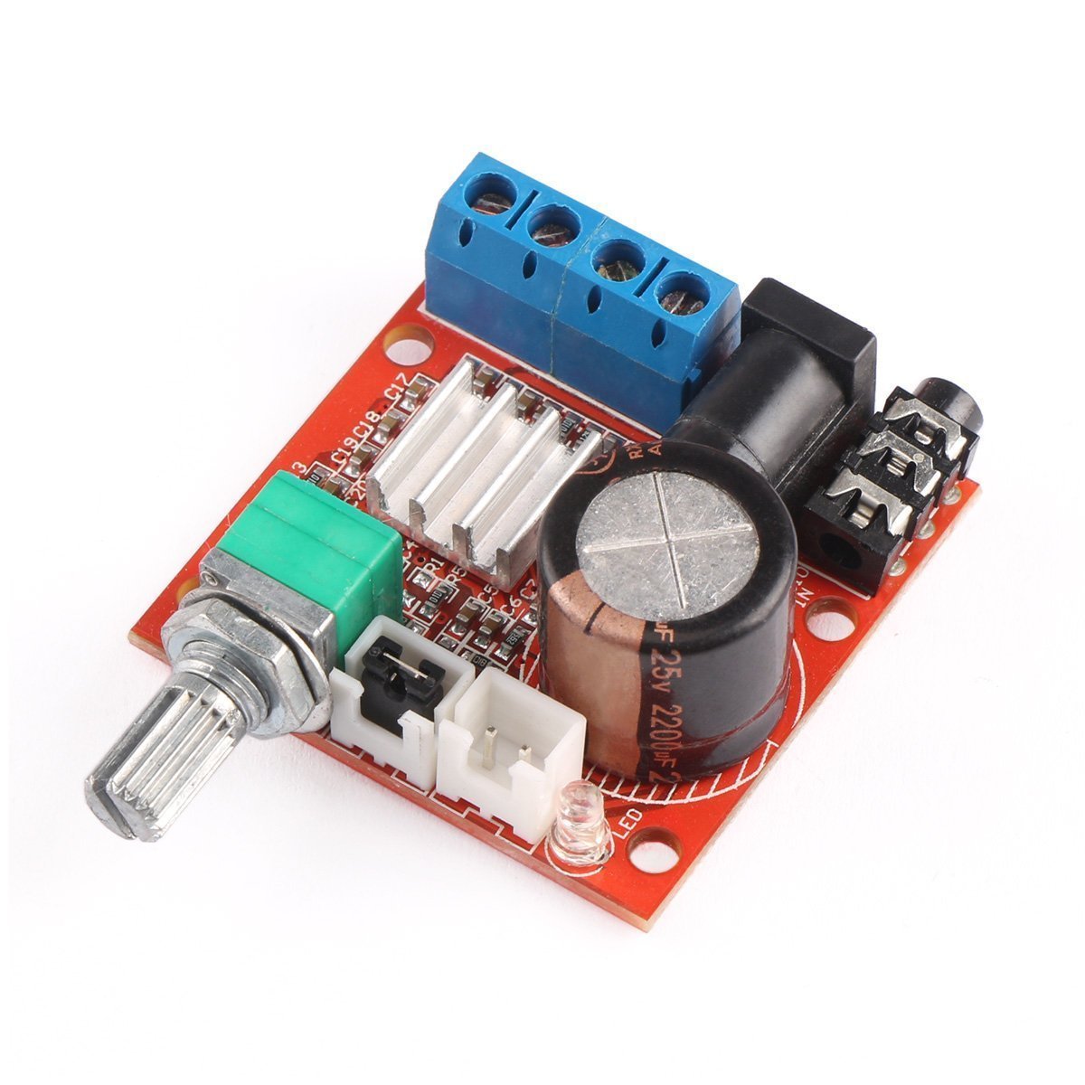DollaTek Mini-HiFi-Stereo-Audio-Audio-Verstärker Verstärker Portable AMP 10W + 10W 2 Kanal Class-D DC 12V Digital Booster Verstärker Board Module Angebot bei HelloDeals