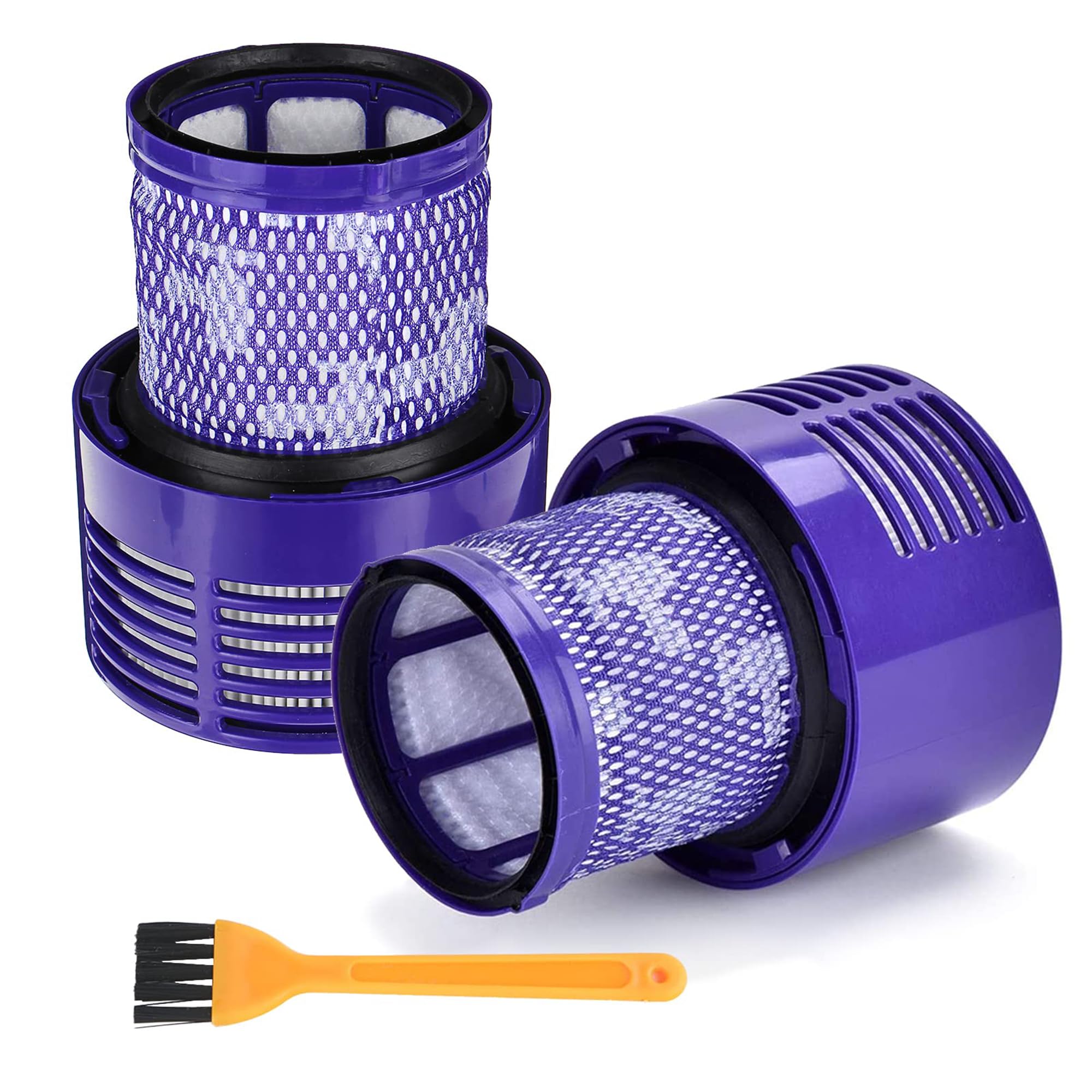 2 Stück Filter für Dyson V10 SV12, ErsatzFilter für Cyclone Serie, Absolute, Animal, Motorhead, Total Clean, Ersetzt Teilenummer #DY-969082-01, Nicht für Slim Angebot bei HelloDeals