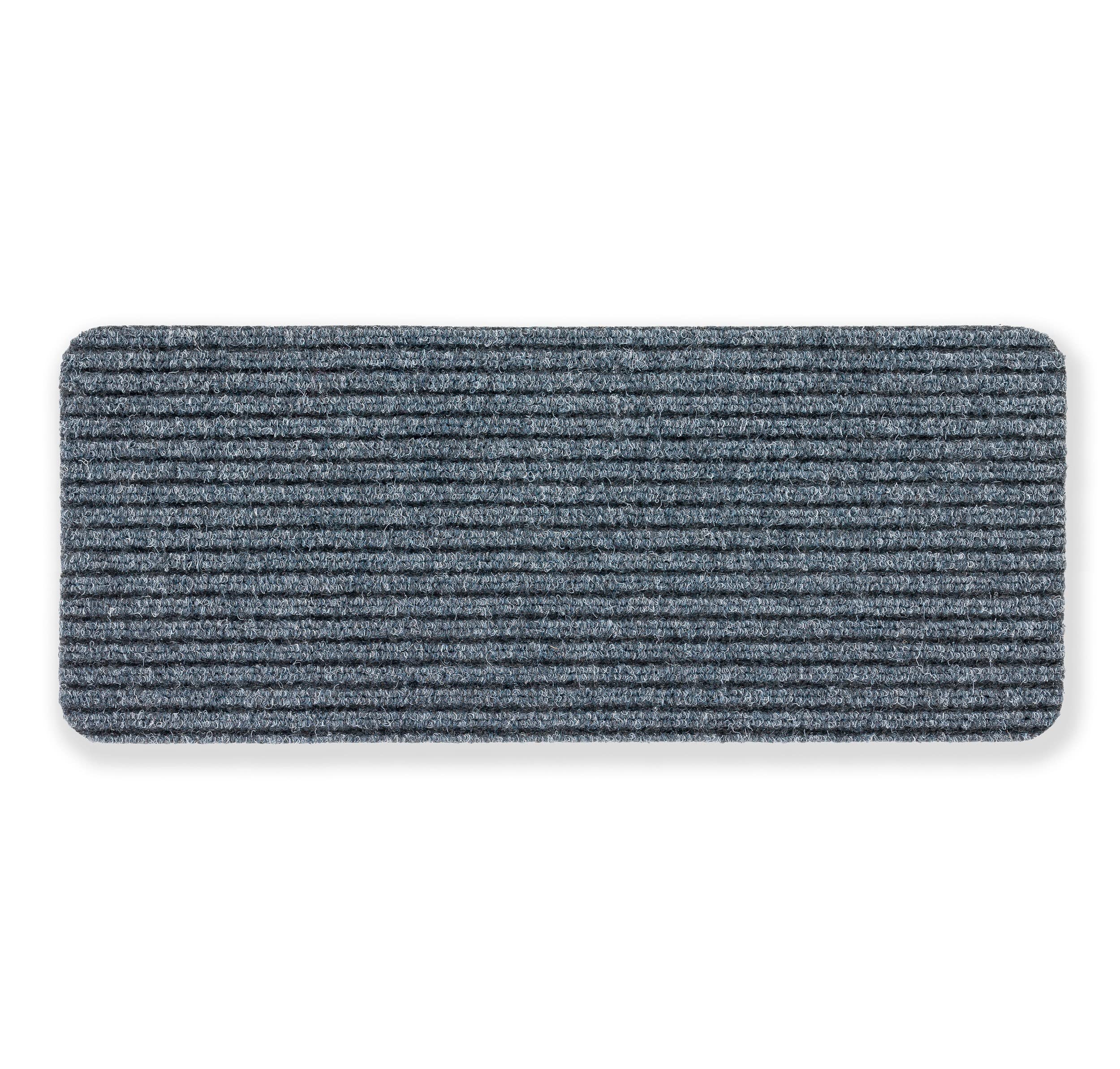 Astra Fußmatte innen grau Schmutzfangmatte rutschfest – Türmatte 25x60 cm wasserabweisend – Rib Line strapazierfähiger Fußabtreter antistatisch 25 x 60 cm (Rechteckig) Grau Angebot bei HelloDeals