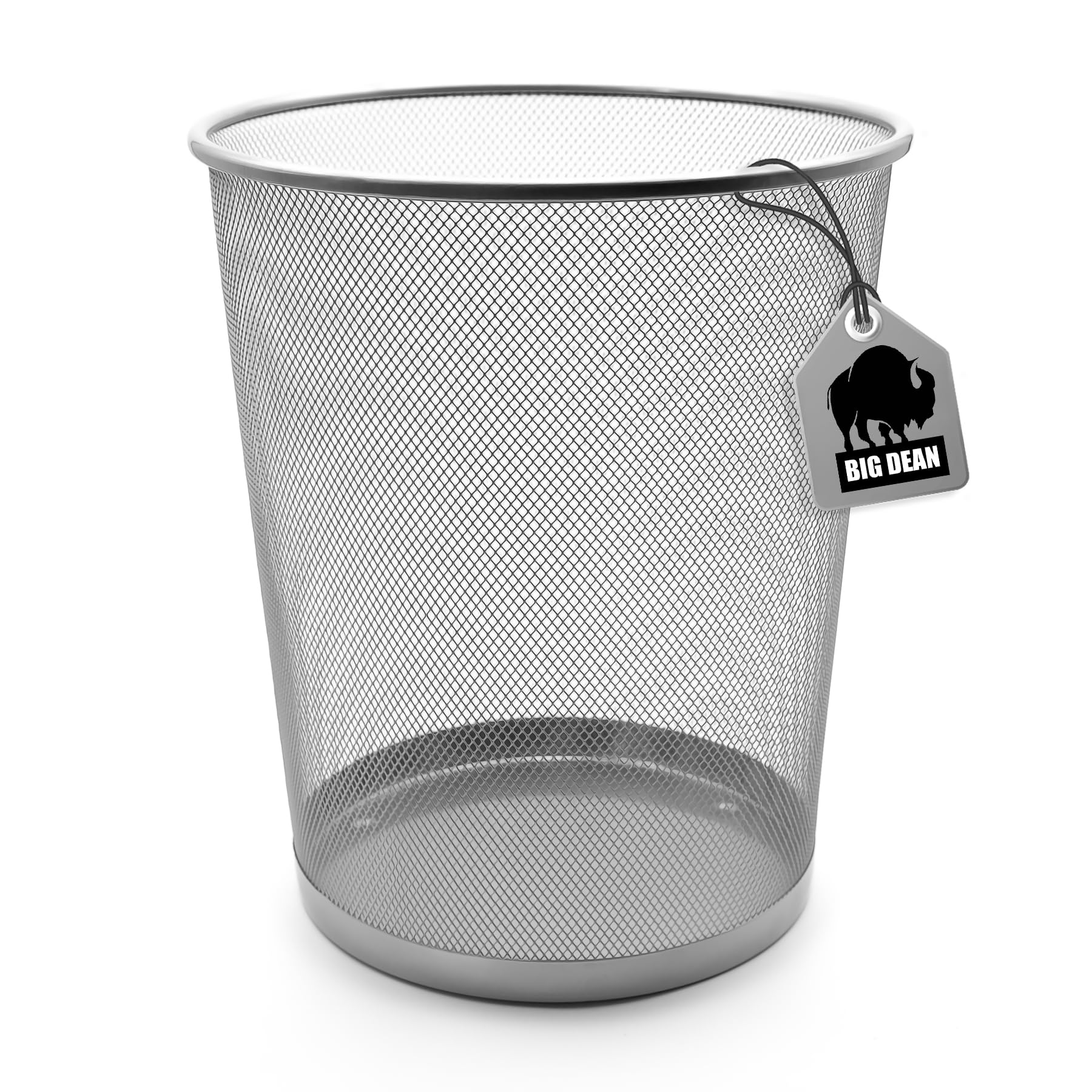 BigDean Papierkorb Mülleimer Büro silber 20L Draht – vielseitiger Mülleimer 1 Angebot bei HelloDeals