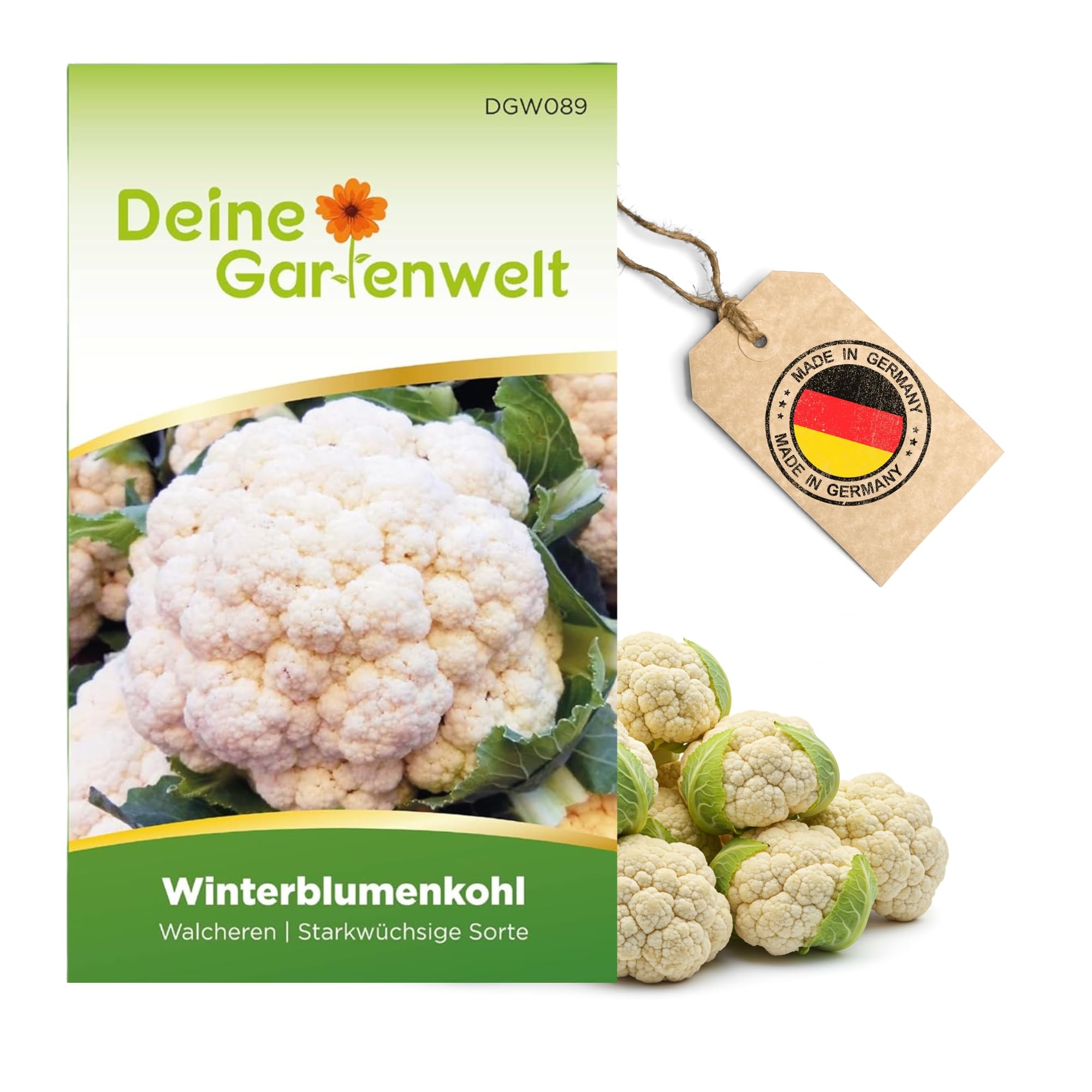 Winterblumenkohl Walcheren Samen - Brassica oleracea botrytis - Winterblumenkohlsamen - Gemüsesamen - Saatgut für 80 Pflanzen Winter-Blumenkohl Angebot bei HelloDeals