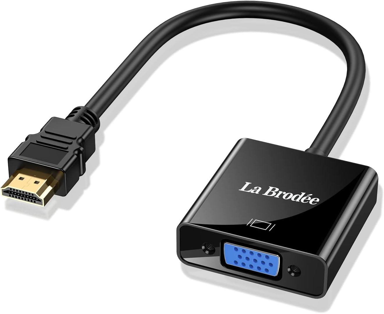 HDMI zu VGA Adapter - 1080P HDMI-Computer auf VGA-Monitor Adapter (Stecker auf Buchse) für Computer, Laptop, Desktop, PC, Monitor, HDTV, Xbox 360, PS3, TV-Box auf Projektor-Display (1 Stück) Angebot bei HelloDeals