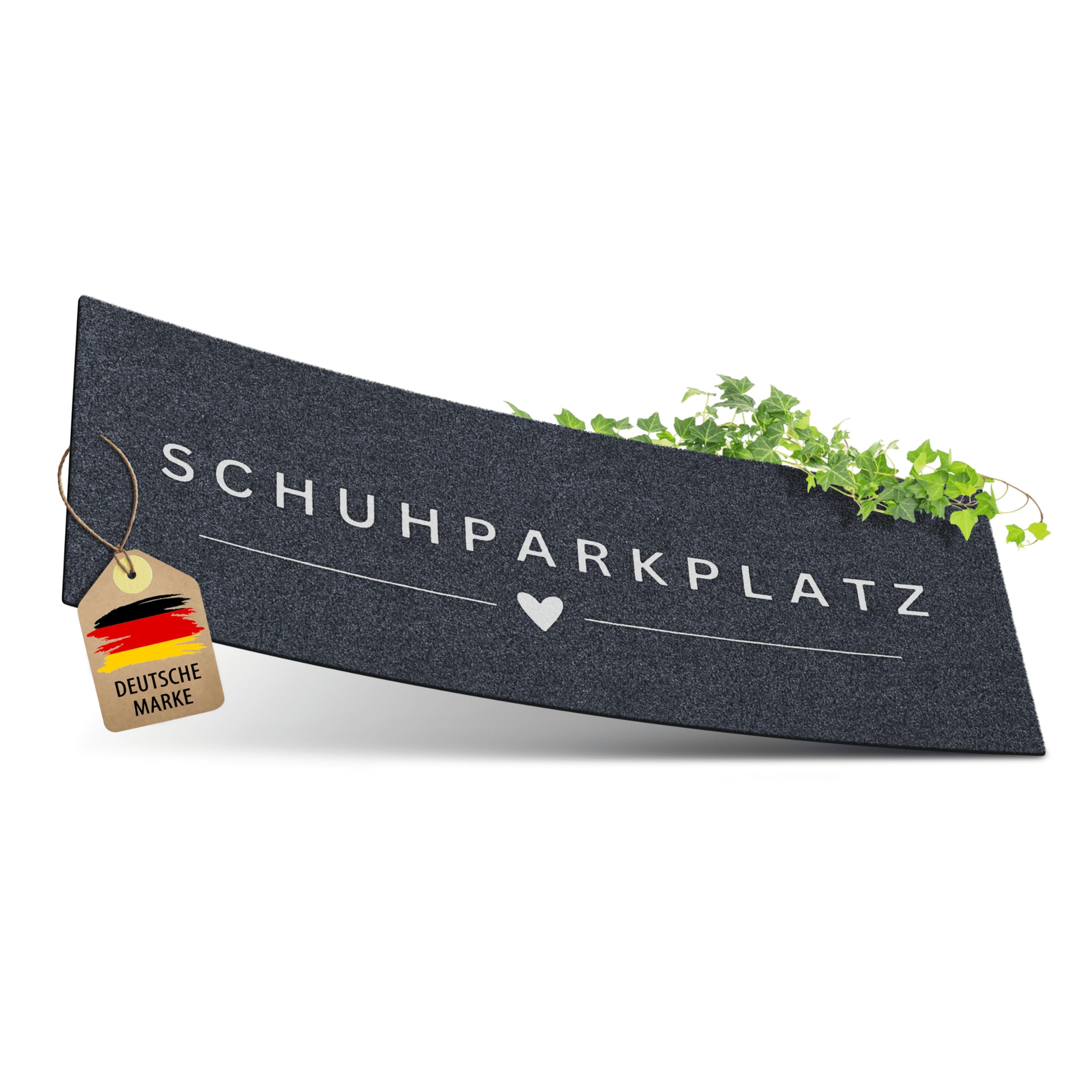 ElbFuchs® Schuhparkplatz Fußmatte 75x30cm | Ideale Schuhmatte Abtropfmatte und Schuhunterlage | Waschbare Fussmatte und Schuhabstreifer für Innen Schuhparkplatz 01 75 x 30 cm Angebot bei HelloDeals
