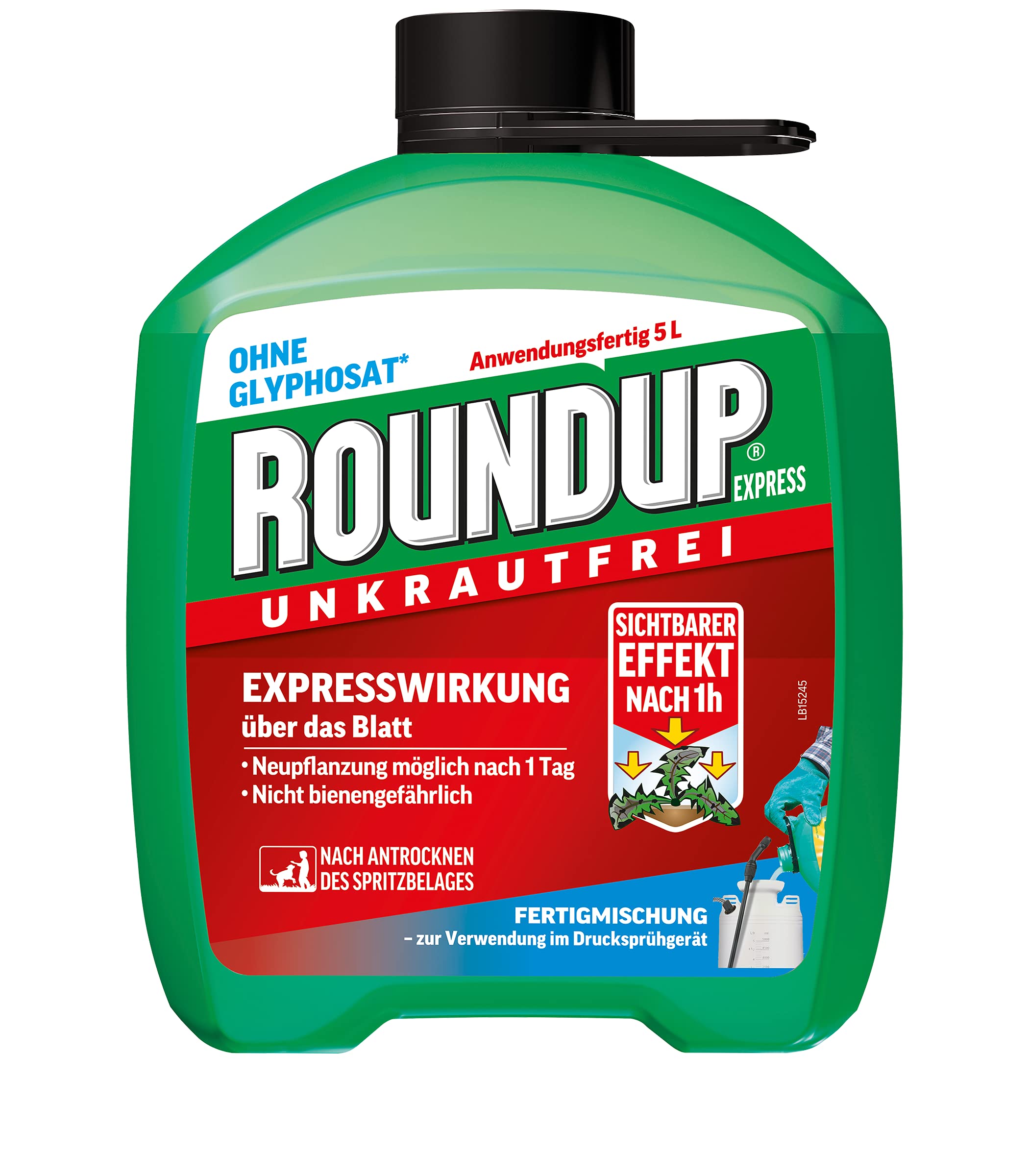 Roundup Express Fertigmischung - 5 L Angebot bei HelloDeals