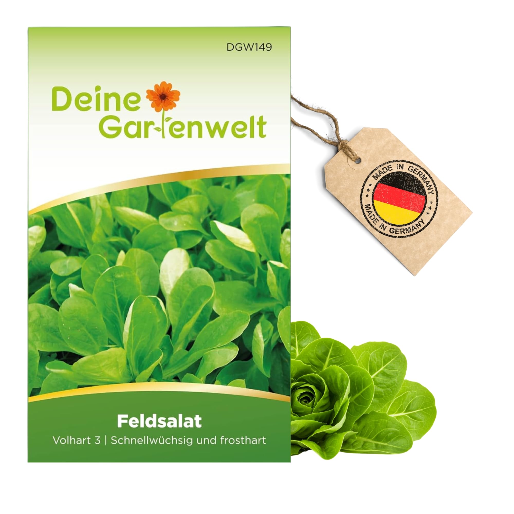 Feldsalat Volhart 3 Samen - Valerianella locusta - Salatsamen - Gemüsesamen - Saatgut für 300 Pflanzen Angebot bei HelloDeals