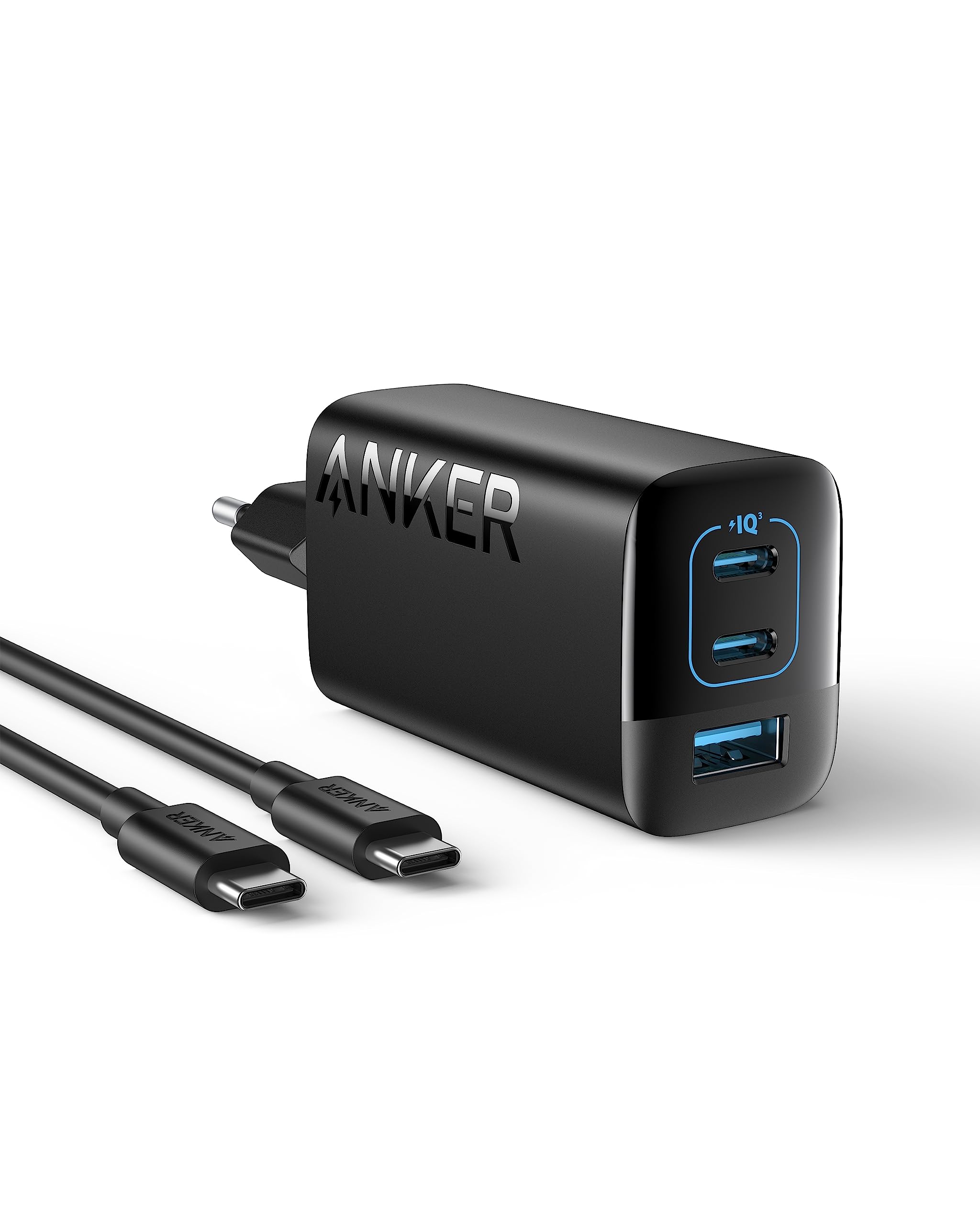 Anker USB C Ladegerät 67W, Anker 335 Hochleistungs-Netzteil mit PIQ 3.0, 3-Port Schnellladegerät, iPad ladegerät, PD Charger für iPhone 17/16/15 Serie, MacBook Pro, iPad, Galaxy, Pixel und mehr Angebot bei HelloDeals