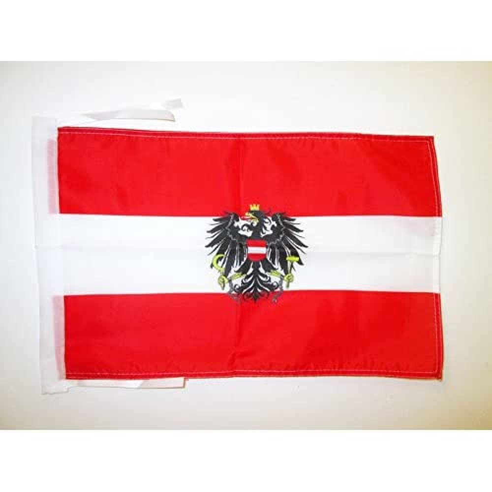 AZ FLAG - Flagge Österreich Mit Adler - 45x30 cm Mit Kordel - Österreichische Fahne 30 x 45 cm - Flaggen Österreich mit Adler 45x30 cm Angebot bei HelloDeals