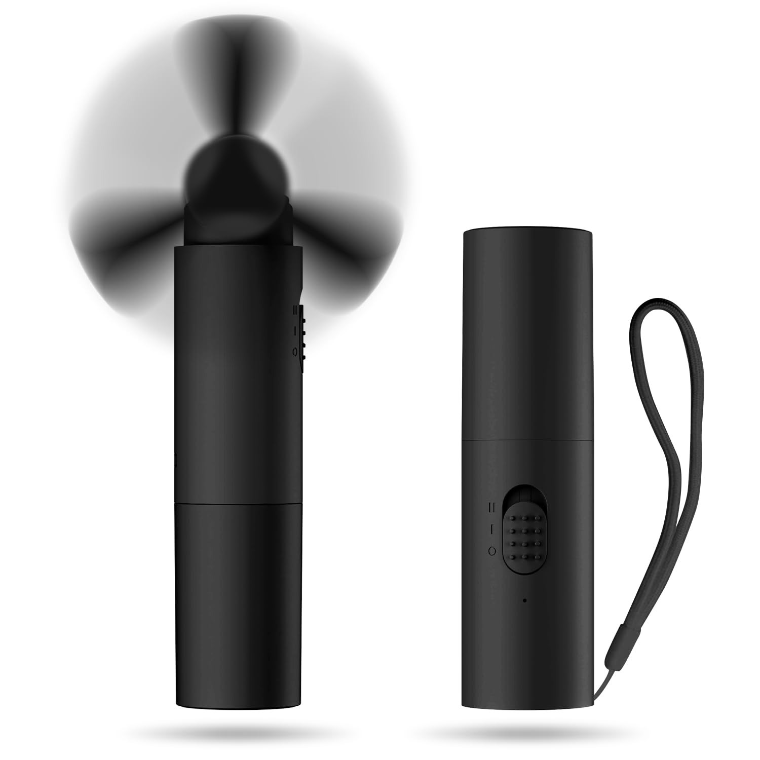 Kukiwhy Handventilator Tragbarer Mini Ventilator klein Ventilatoren Wiederaufladbar USB Ventilator Akku Aufladbar Faltbal Hand Ventilatoren Für Reisen Büro Zuhause Draußen Geschenke für Frauen Männer Schwarz Angebot bei HelloDeals