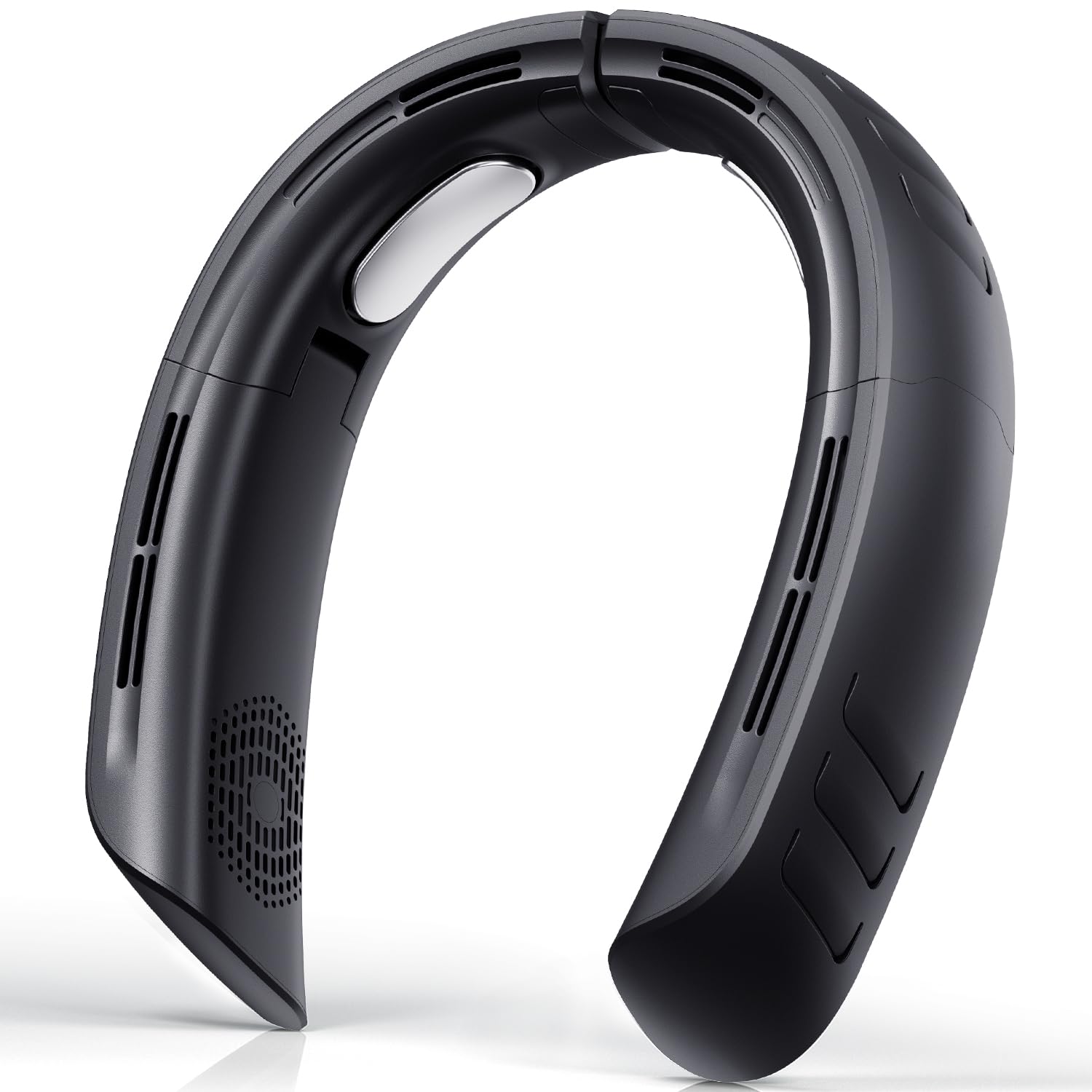 Verbesserter Hals Ventilator, 4 Turbo 6000 mAh Faltbare Tragbarer Nackenventilator, 360° Verstellbarer Handventilator klein, USB Ventilatoren geschenke für frauen mama männer papa geburtstag Schwarz Angebot bei HelloDeals