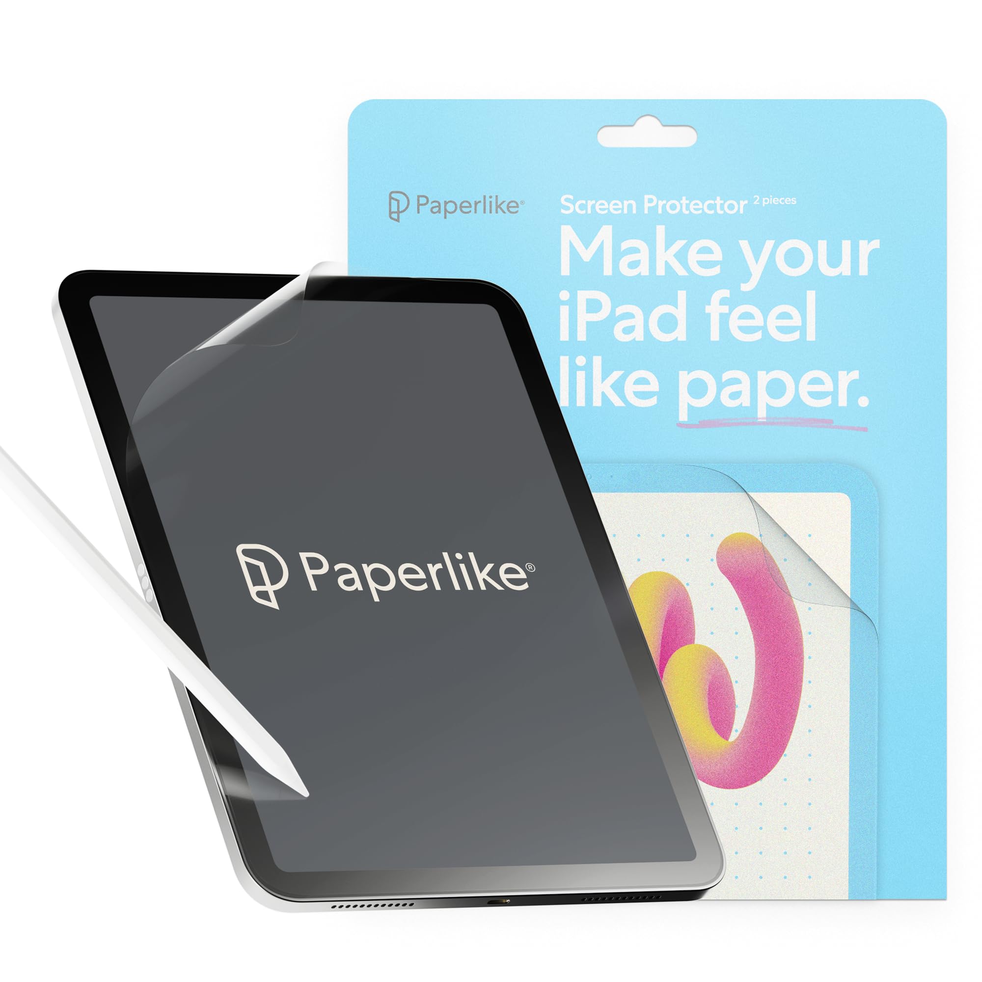 Paperlike Folie (2x) für iPad Pro 11" (2020/21/22) & iPad Air 10.9" 4. & 5. Generation für ein authentisches Papiergefühl iPad Pro 11" (2018-2023) & iPad Air 10.9" Transparent Angebot bei HelloDeals