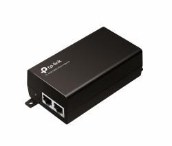 TP-Link TL-POE160S PoE+ Injektor (2 Gigabit-Ports, kompatibel mit 802.3af /at, Gesamtleistung mit bis zu 30W, Wandmontage und Desktop-Design, Plug and Play) Schwarz, único Schwarz único Angebot bei HelloDeals