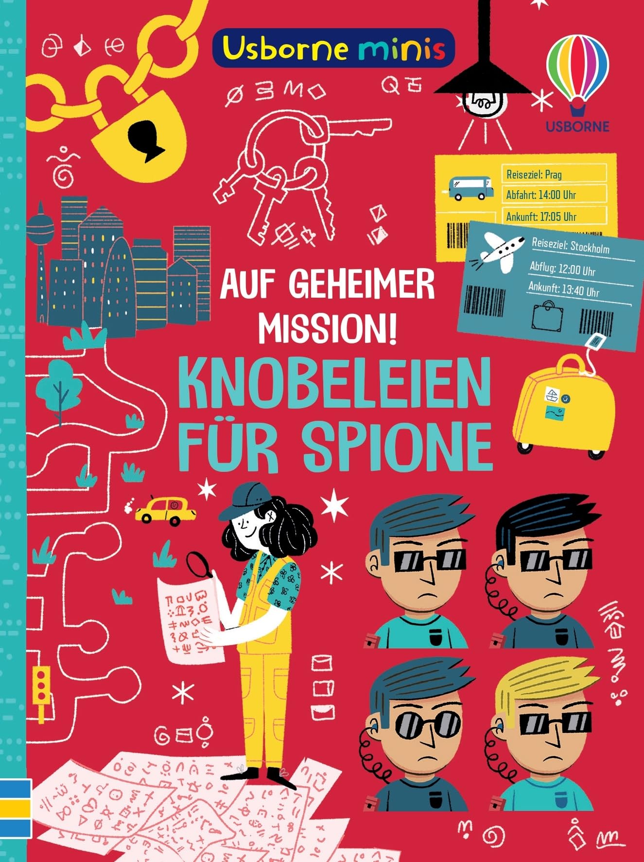 Usborne Minis: Auf geheimer Mission! Knobeleien für Spione: Mitmachbuch im kleinen Format – Beschäftigungsbüchlein für Kinder ab 6 Jahren (Usborne-Minis-Reihe) Angebot bei HelloDeals