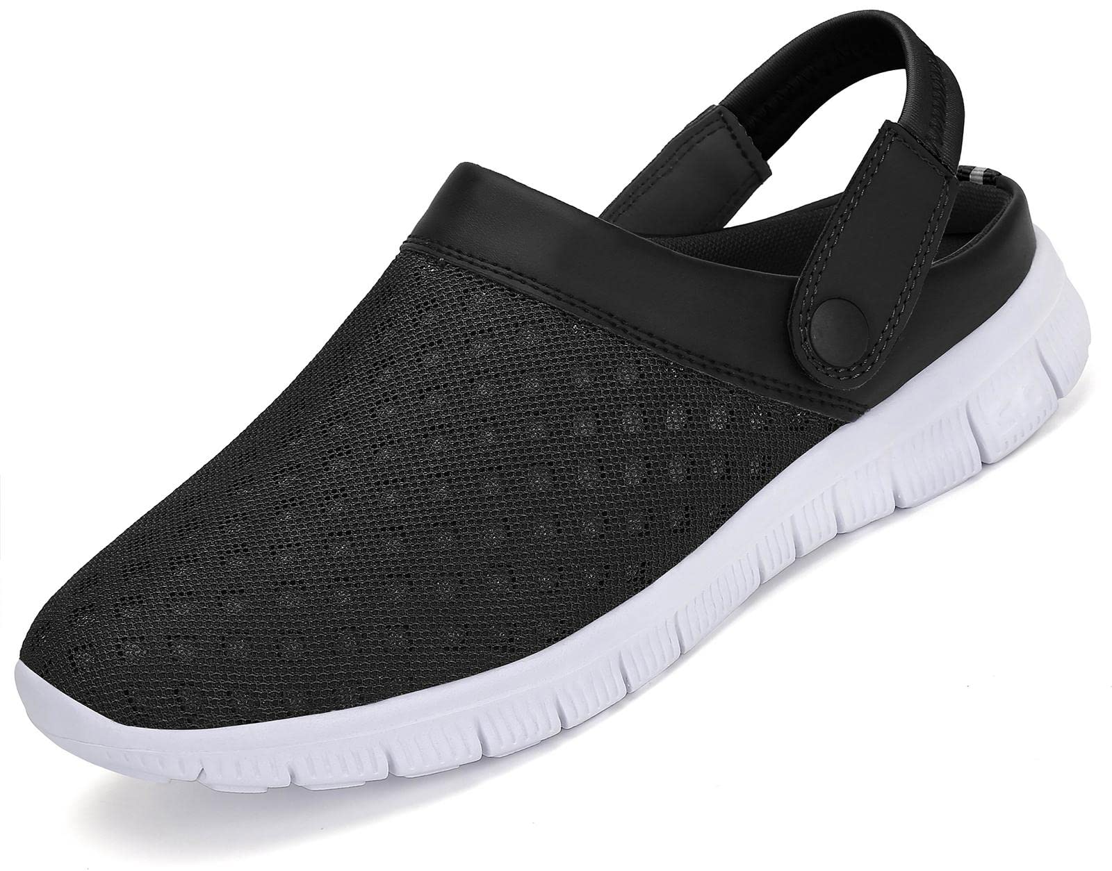 SAGUARO Sommer Clogs Herren Gartenschuhe Damen Hausschuhe Leicht Pantolette rutschfest Badelatschen Sandalen Gr.36-48 Angebot bei HelloDeals