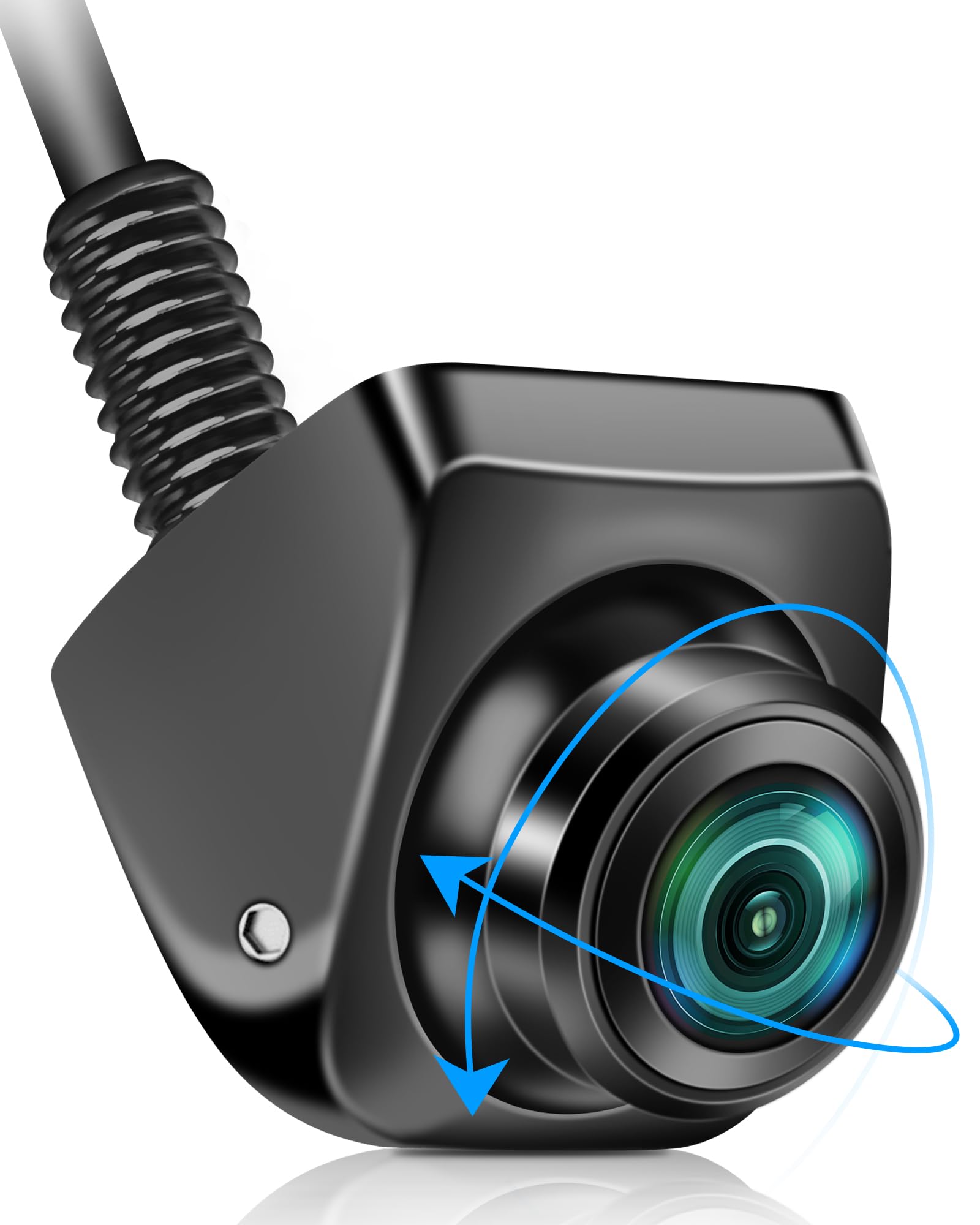 Vtopek Rückfahrkamera AHD 1080P Rückfahrkamera Auto 360° Drehbar Auto Rückfahrkameras Nachrüsten 170° Weitwinkel Nachtsicht IP69 wasserdichte Universal NTSC Rückkamera für Wohnmobil SUV Pickup Van Angebot bei HelloDeals