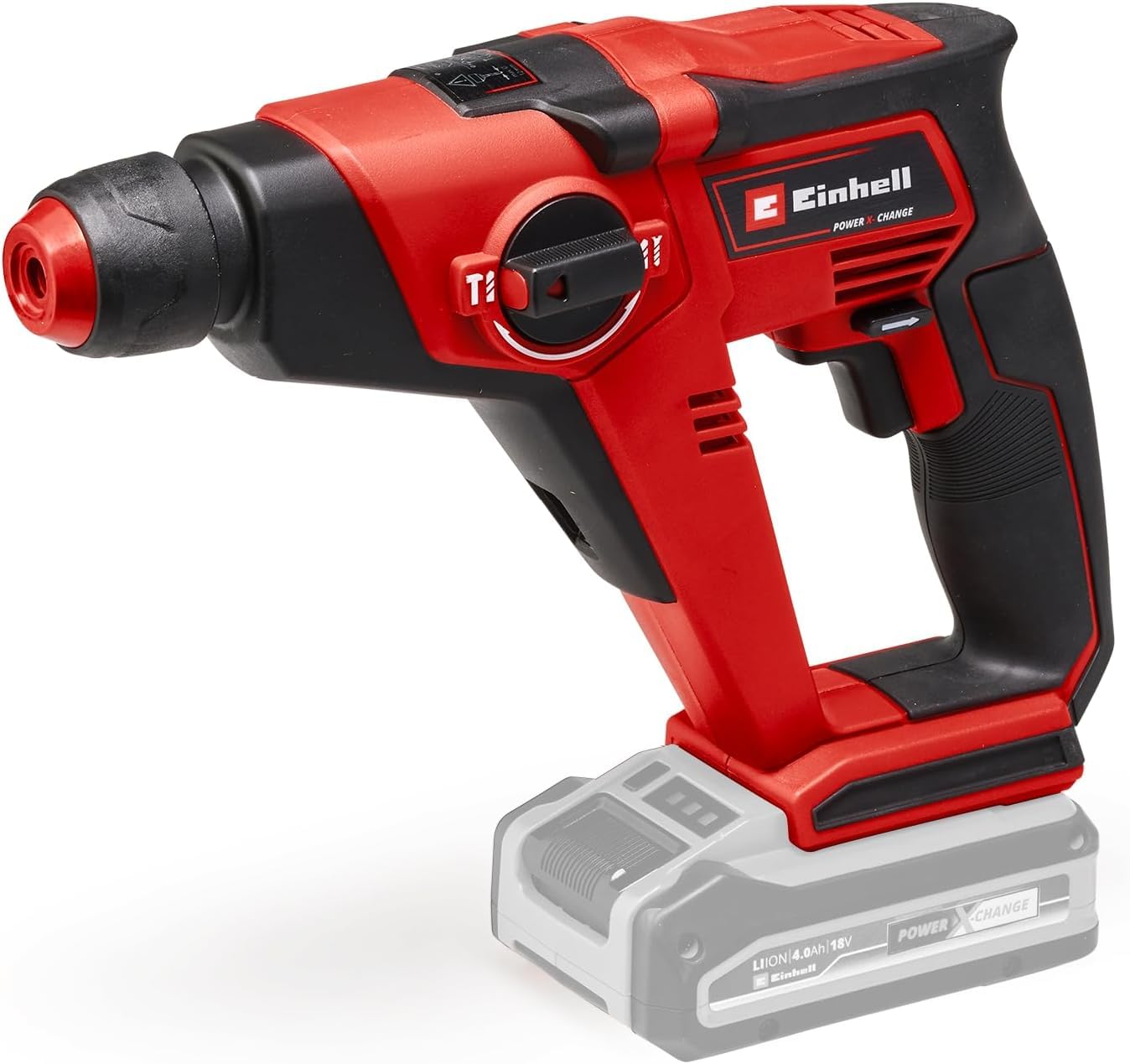 Einhell Akku-Bohrhammer TE-HD 18/12 Li-Solo Power X-Change (Lithium-Ionen, 18 V, 1,3 J, Bohrleistung in Beton 12 mm, SDS-plus-Aufnahme, LED-Licht, ohne Akku und Ladegerät) TE-HD 18/12 Li (Model 2021) ohne Akku und Ladegerät Angebot bei HelloDeals