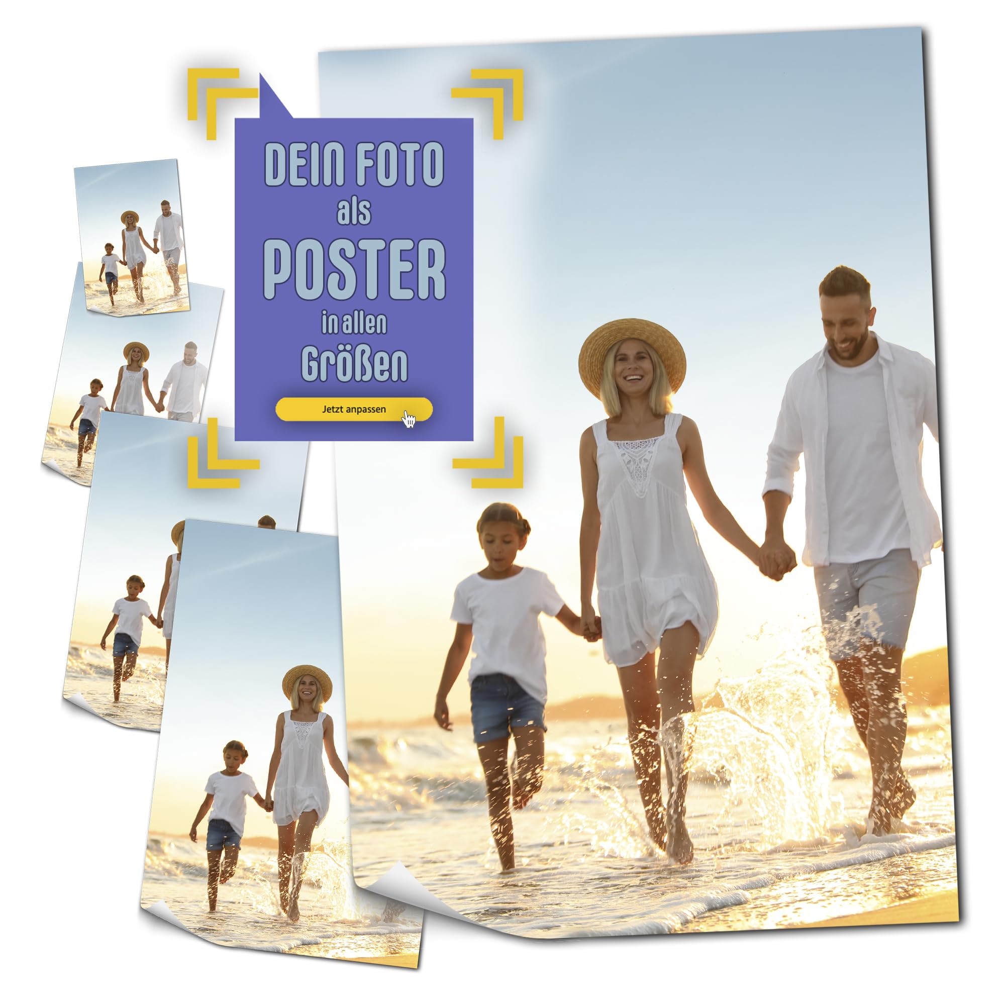 codiarts. Dein Foto als XXL-Poster (Alle Größen) auf Premium Fotopapier - matt oder seidenglanz - Individueller Fotodruck Fotoposter mit eigenen Bilder drucken lassen - Posterdruck personalisiert Angebot bei HelloDeals