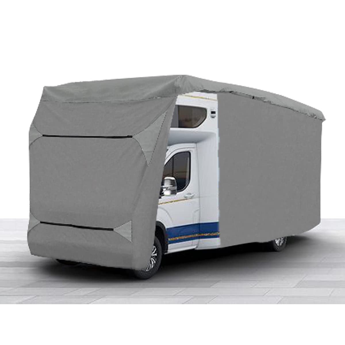 BLANCC Wohnmobil-Schutzhülle | Schutzhülle für Wohnmobile oder Wohnwagen in Verschiedenen Größen | Hülle für Wohnmobil Wind- und Wetterfest - Grau 5700x2350x2750 cm Angebot bei HelloDeals