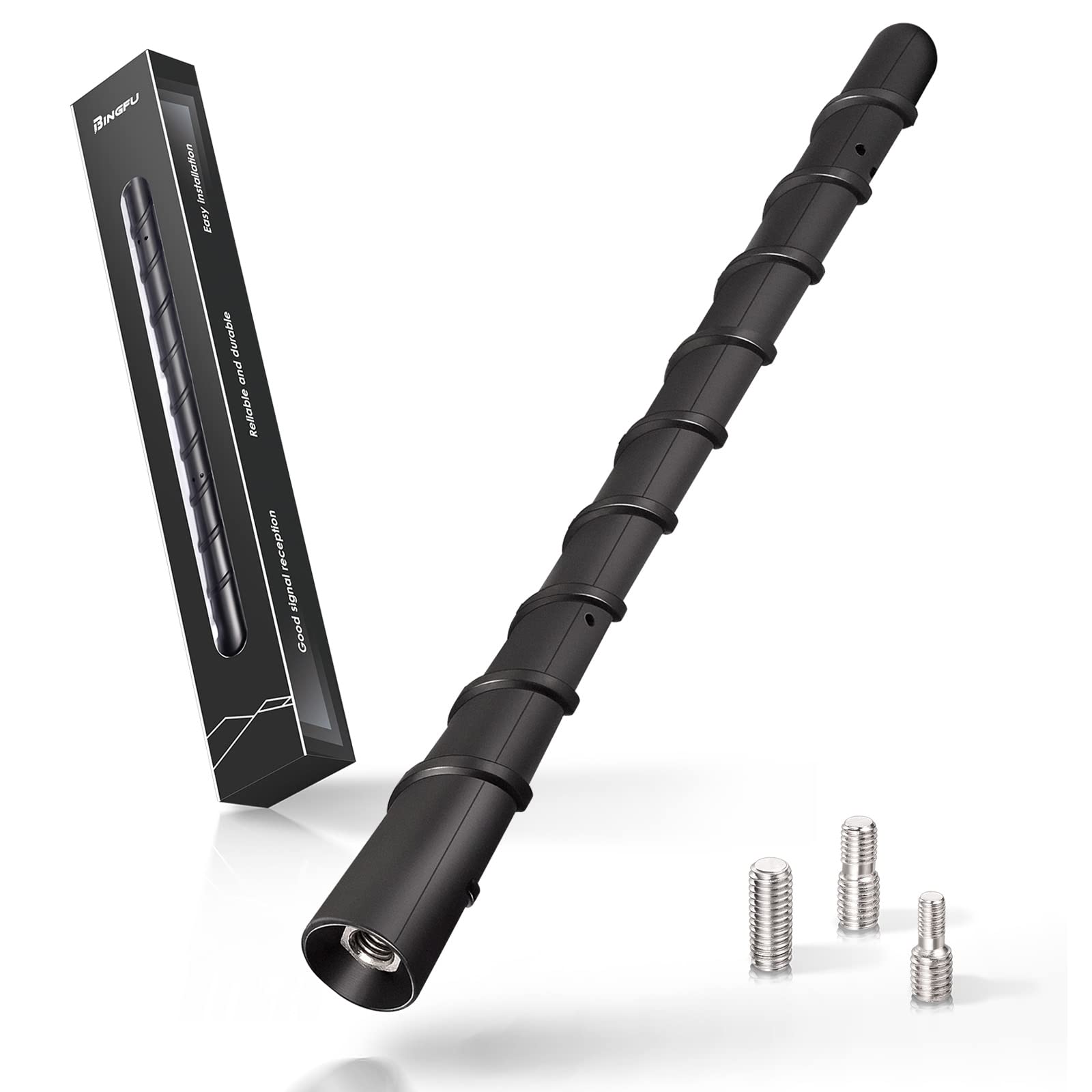 Bingfu Autoantenne Kurz 18cm Auto Dachantenne Kfz Stabantenne Ersatz für Autoradio mit Kompaktem, Stilvollem Design und Starker FM/DAB Signalstärke Angebot bei HelloDeals