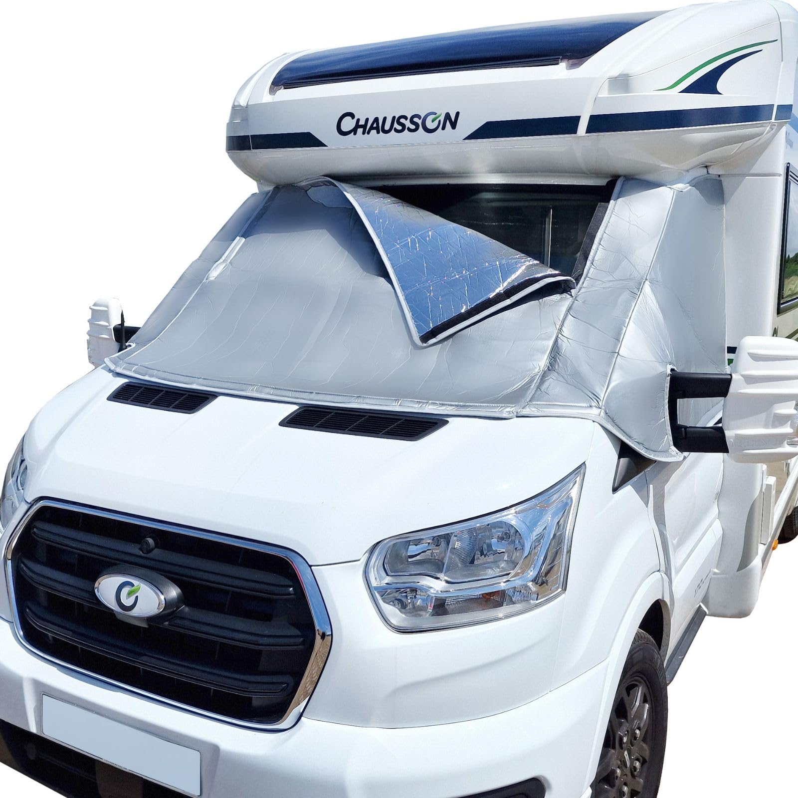 Außen Thermofenstermatte Silber Thermoschutz Abdeckung für Ford Transit 2015-2025 MK8 & MK9 Außenisoliermatte Wohnmobil Abdeckung Sonnenschutz Angebot bei HelloDeals