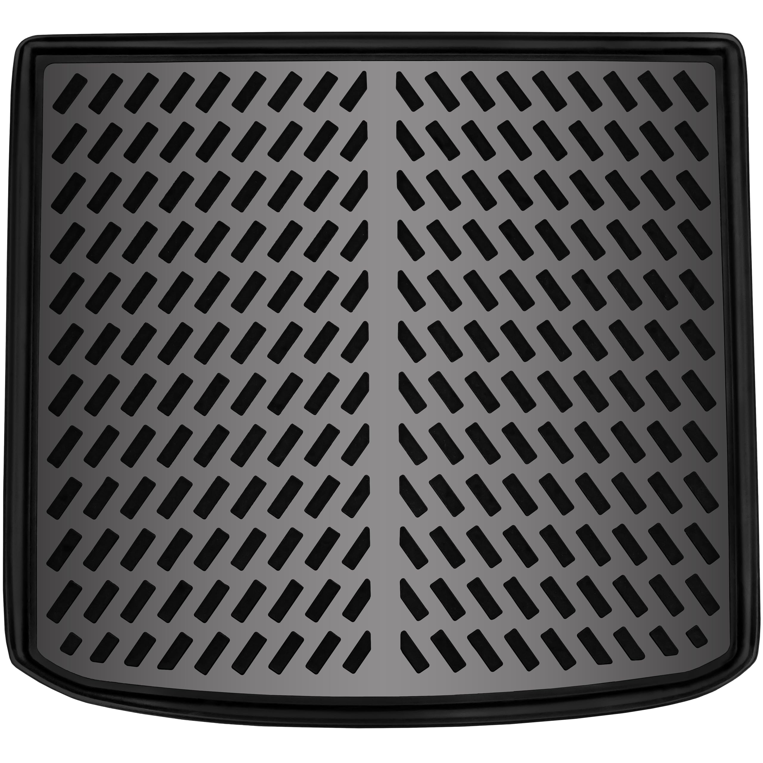 ELMASLINE 3D Kofferraumwanne für VW TAYRON ab 2025 (5-Sitz)| Kofferraummatte mit extra hohem 5cm Rand Kofferraum - Zubehör Angebot bei HelloDeals