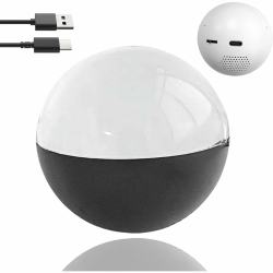 70mm Kristallkugel Videoplayer, Kristallkugel Digitalanzeige, Individuelle Leuchtkugel, Personalisierte digitale Erinnerungsanzeige - Hochladbare Videos und Fotos, Individuelles Geschenk(Black) Schwarz Angebot bei HelloDeals