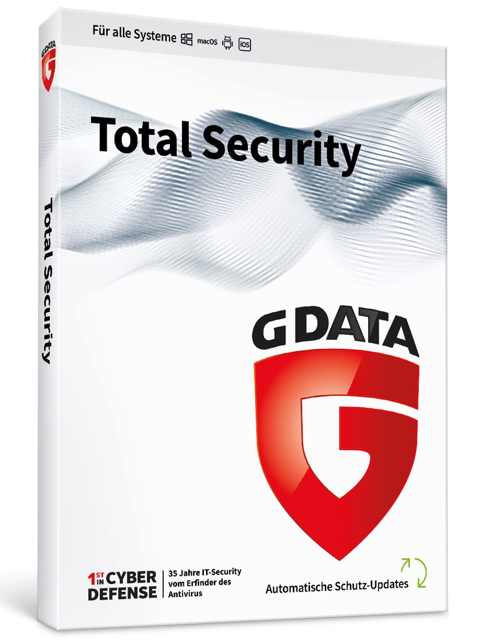 G DATA Total Security | 3 Geräte - 1 Jahr | Leerbox mit Registrierungskey - ohne Notfall-DVD Angebot bei HelloDeals