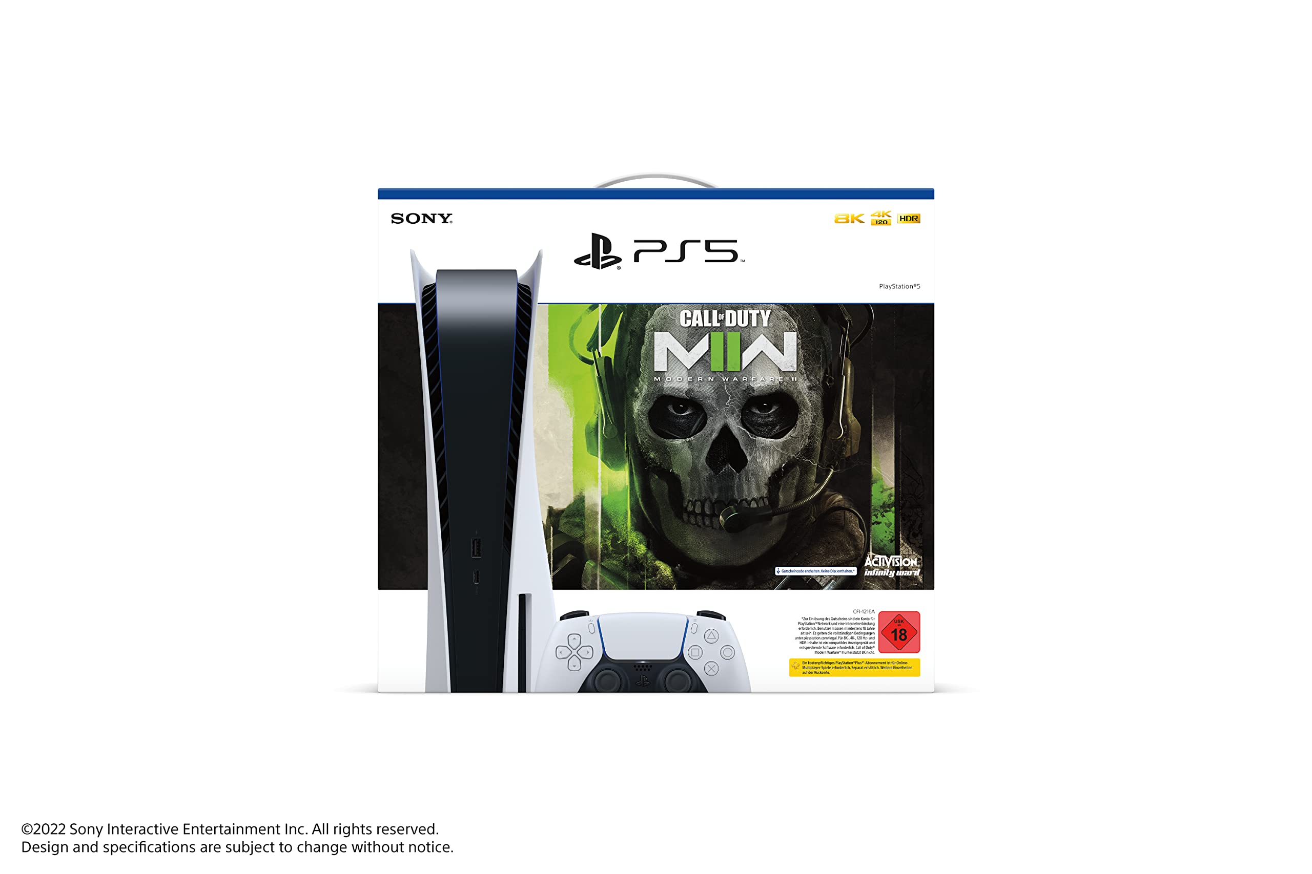 Playstation 5 Standard Konsole + Call of Duty® Modern Warfare® II Angebot bei HelloDeals