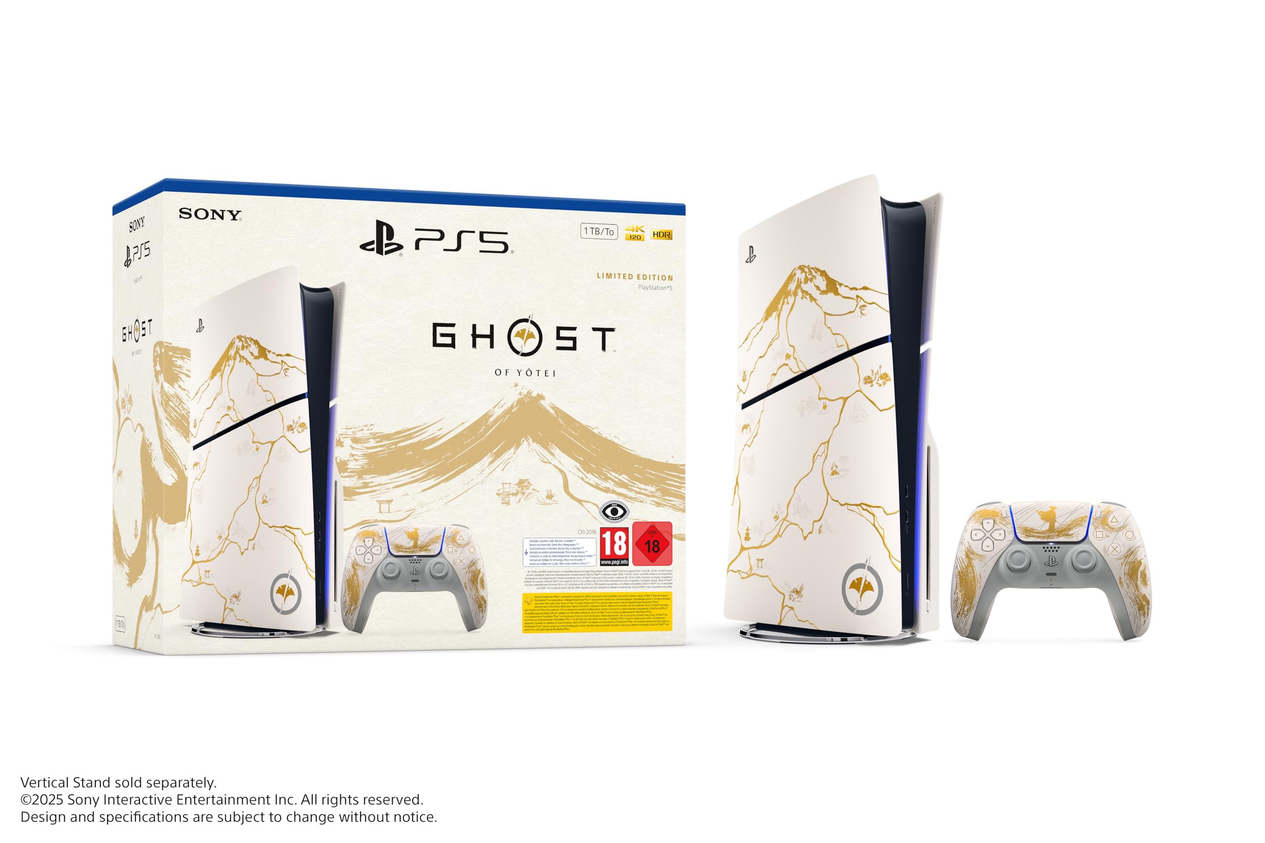 Playstation 5-Konsole - Ghost of Yōtei Gold Limited Edition Bundle Angebot bei HelloDeals