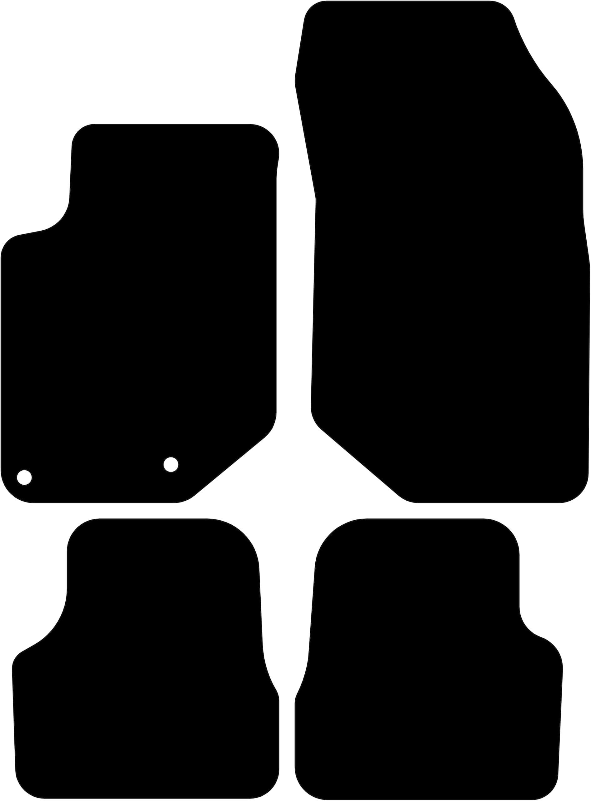 Kovvar Fußmatten passend für Opel Corsa F 2019-2025 Passend zur Ausführung: Corsa F | Benziner/Diesel | Beifahrer ohne Befestigung | Qualität: Basic Corsa F 2019-2025 | Corsa F | Benziner/Di Ausf. 1 Basic Angebot bei HelloDeals