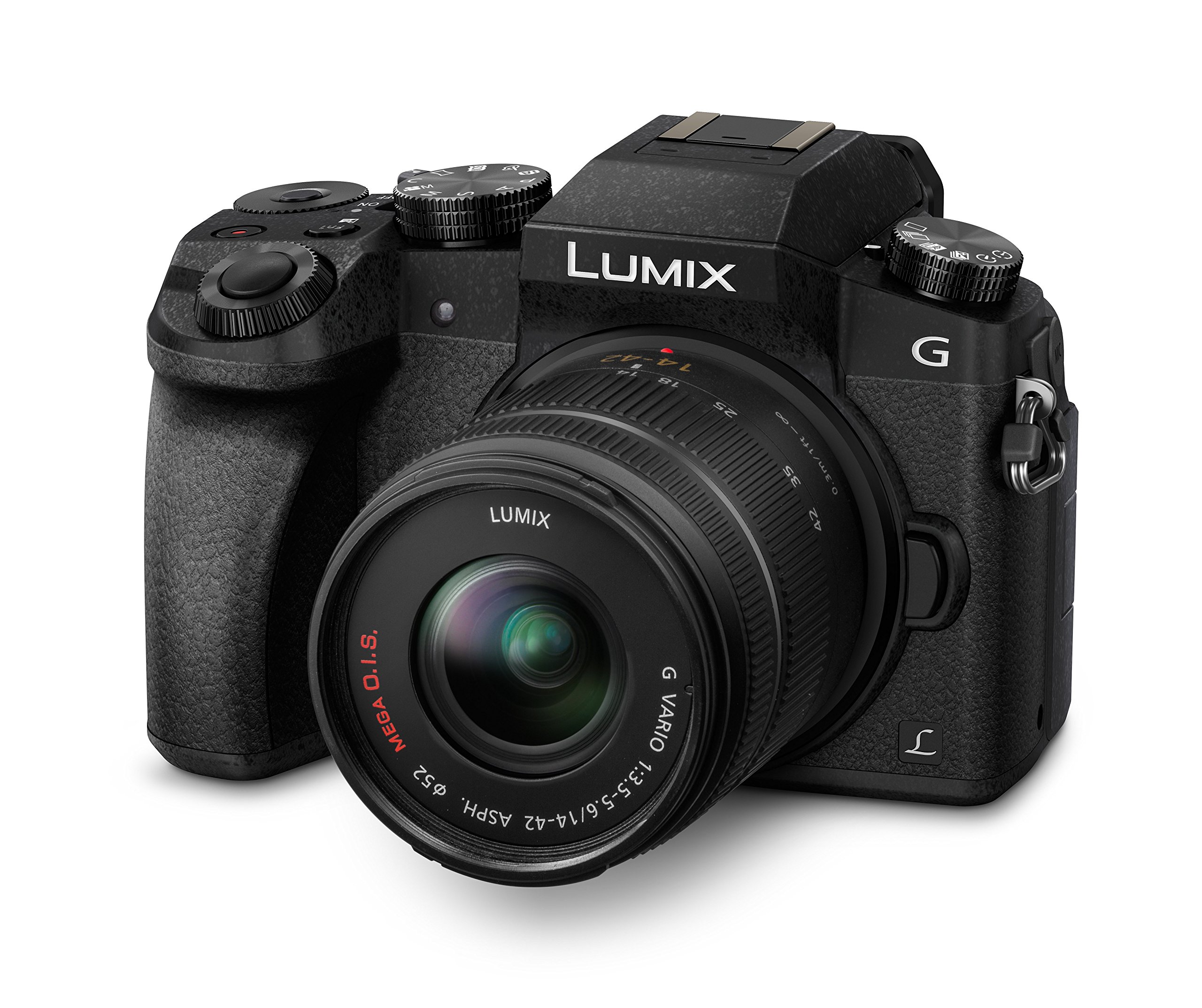 Panasonic LUMIX G DMC-G70KAEGK Systemkamera (16 Megapixel, OLED-Sucher, 7,5 cm OLED Touchscreen, 4K Foto und Video) mit Objektiv H-FS14042E schwarz Schwarz DMC-G70 mit Objektiv H-FS14042 Angebot bei HelloDeals