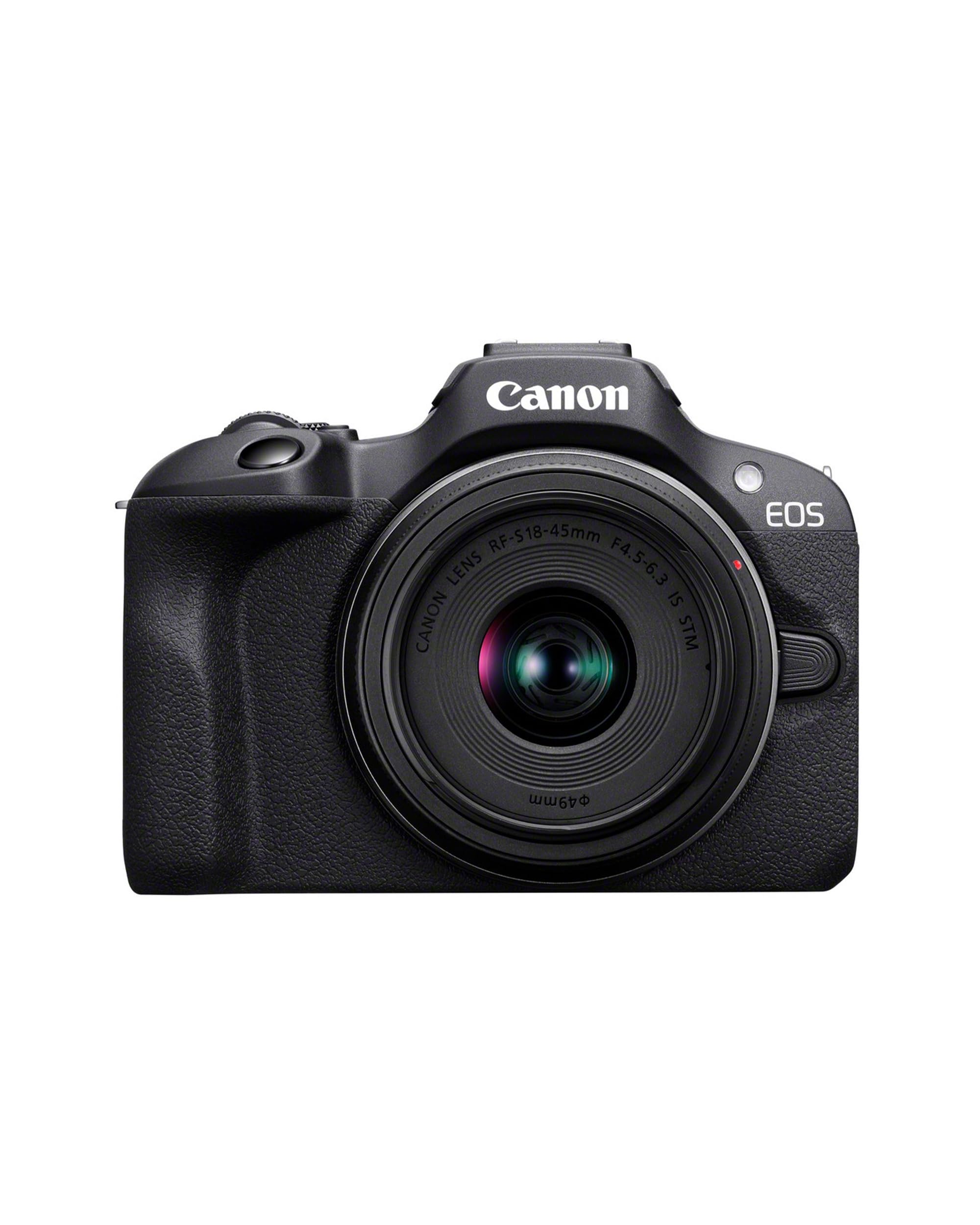 Canon EOS R100 mit RF-S 18–45mm – 24,1MP APS-C Systemkamera – Dual Pixel AF, 4K-Video, 6,5B/s, Augen- & Gesichtserkennung, WLAN & Bluetooth - Perfekt, um kostbare Erinnerungen festzuhalten EOS R100 Mirrorless Camera + RF-S 18-45 mm Angebot bei HelloDeals