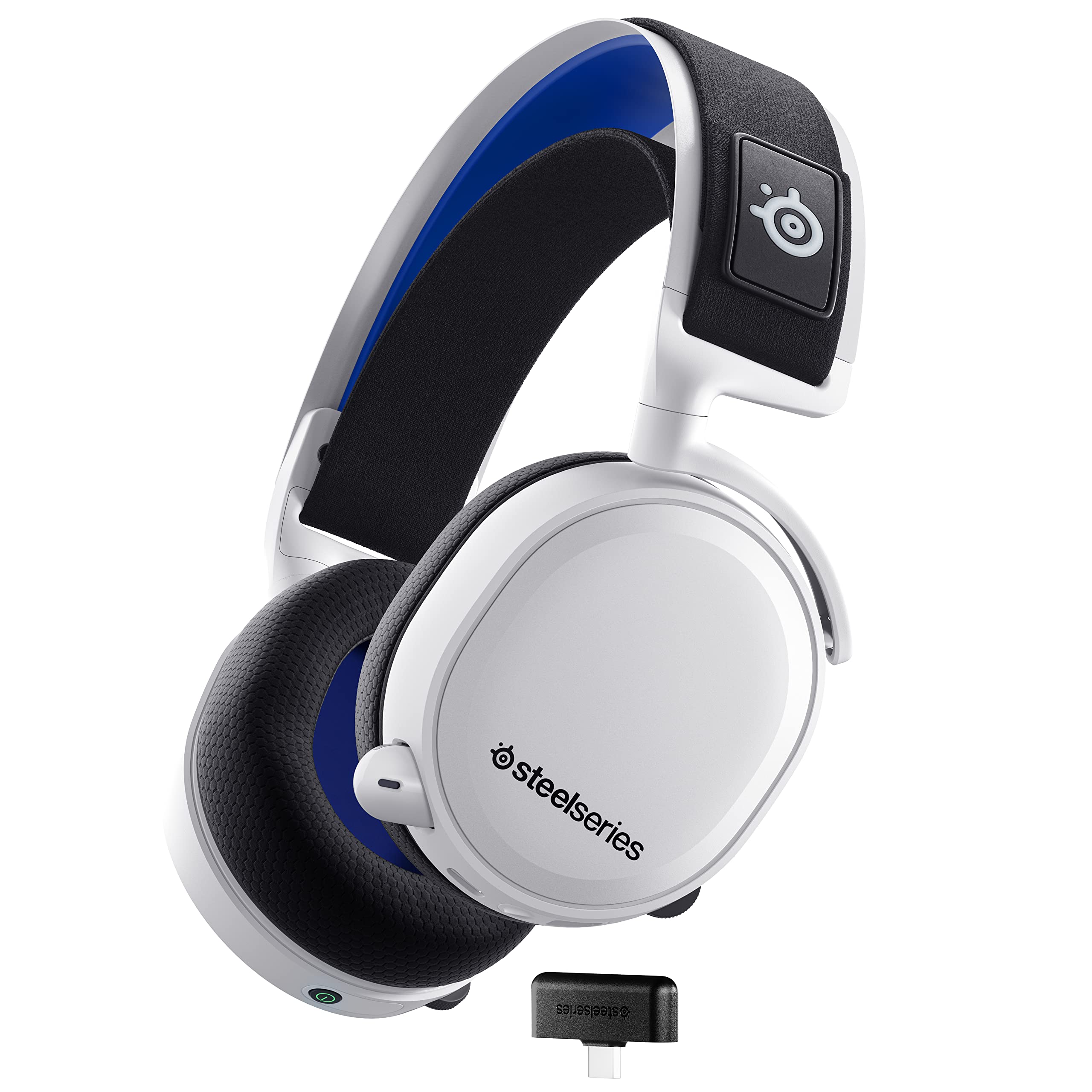 SteelSeries Arctis 7P+ - Wireless Gaming-Headset - Verlustfreie 2,4 GHz-Verbindung - 30 Stunden Akkulaufzeit - Für PS5, PS4, PC, Mac, Android und Switch - Weiß Weiss/opulenter Garten Kabellos Arctis 7P+ Angebot bei HelloDeals