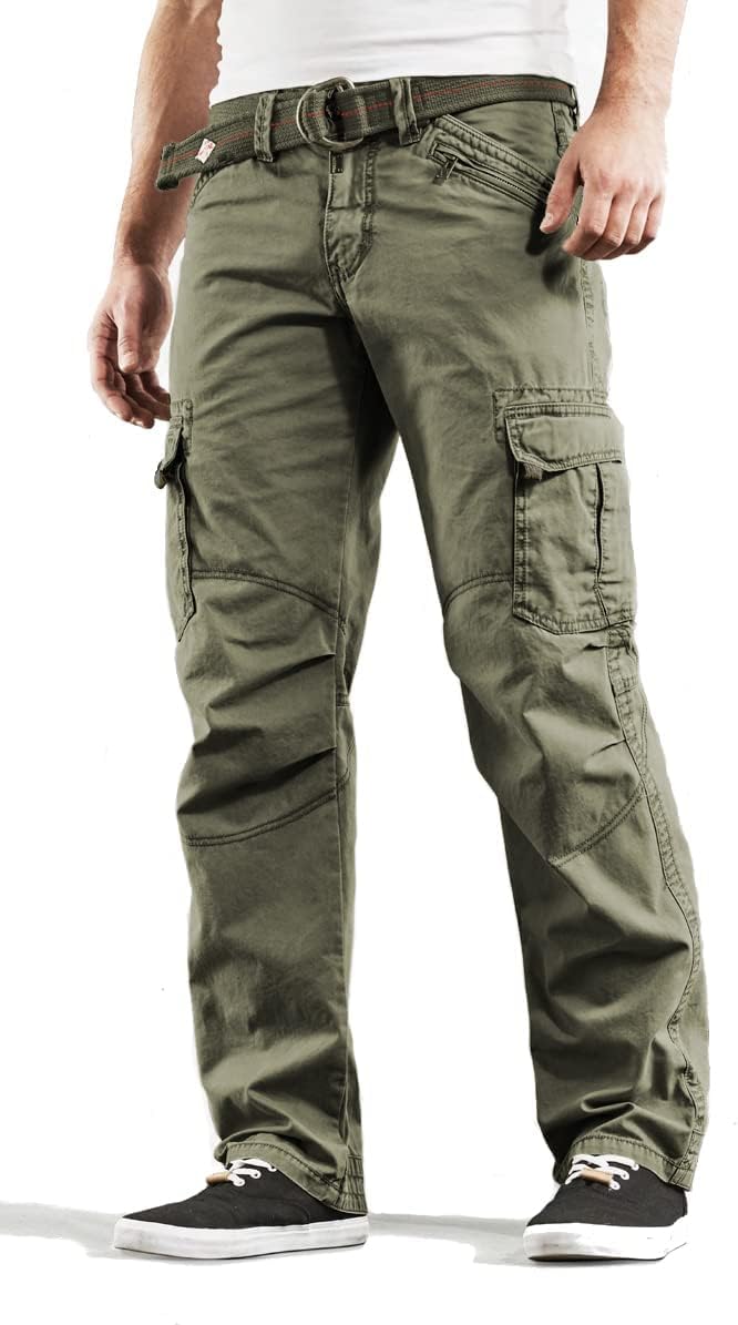 Timezone BenitoTZ Herren Cargohose Benito mit Stoffgürtel Angebot bei HelloDeals