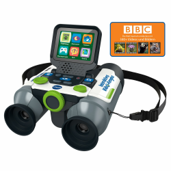 VTech Interaktives Video-Fernglas – Mit eingebauter Kamera, 10-facher Vergrößerung und beeindruckenden BBC-Inhalten – Für Entdecker:innen von 7 bis 99 Jahren - Deutsche Version Angebot bei HelloDeals