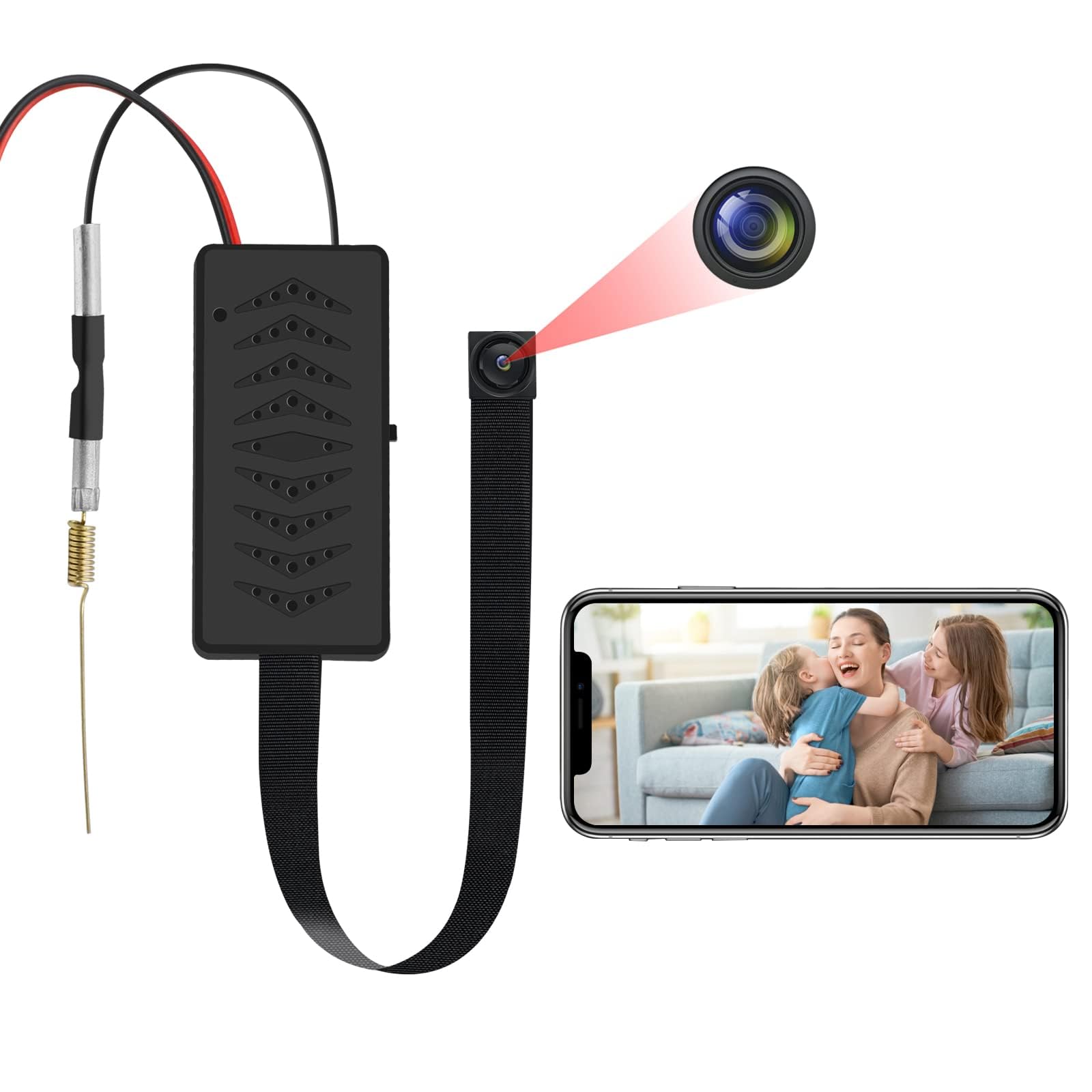 TANGMI Bodycam Körperkamera Mini WiFi 1080P HD, Tragbar 2.4G & 5Ghz Body Cam, Bewegungserkennung und Loop-Aufnahme Kleine Kamera mit Batterie Angebot bei HelloDeals