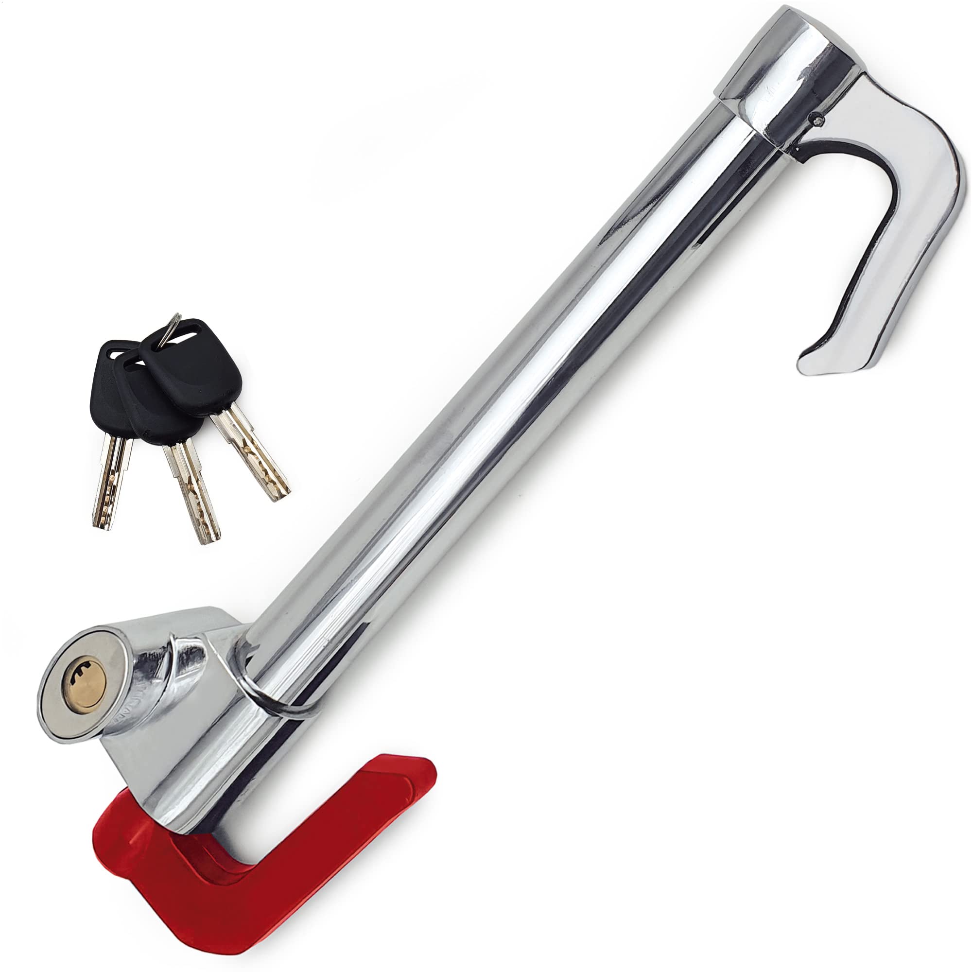 KRASER KR837 Lenkradkralle Pedalsperre Maximale Sicherheit Stufe 10, Robust Lenkradschloss Versenkbarer Haken, Lenkradsperre Wohnmobil, Universal Wegfahrsperre Diebstahlsicherung für Auto PKW Angebot bei HelloDeals