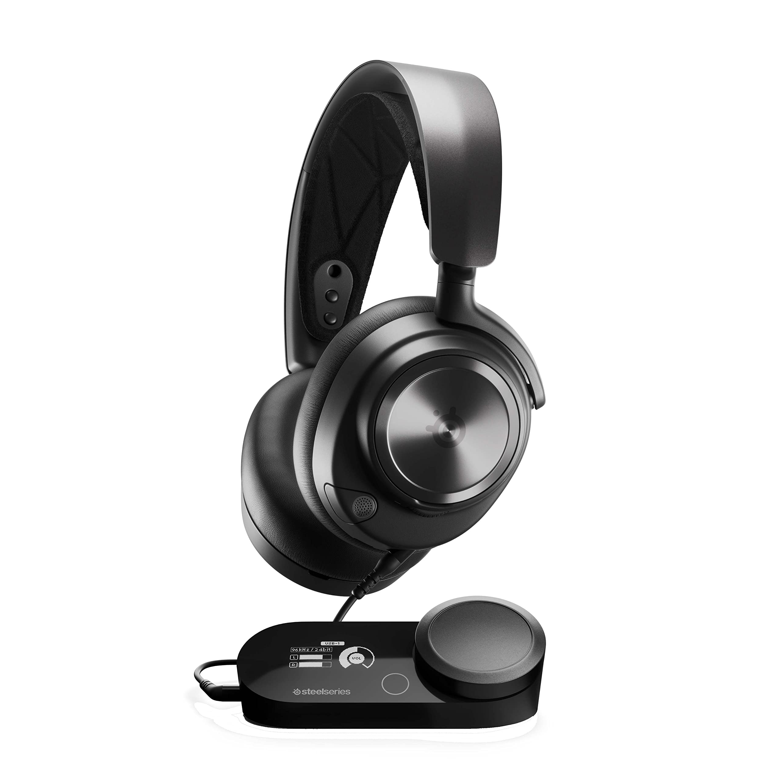 SteelSeries Arctis Nova Pro - Multi-System Gaming-Headset – PC, PS5, PS4, Switch 2 – Hi-Res Audio – 360° Surround-Sound – GameDAC Gen 2 – ClearCast Gen 2-Mikrofon Angebot bei HelloDeals