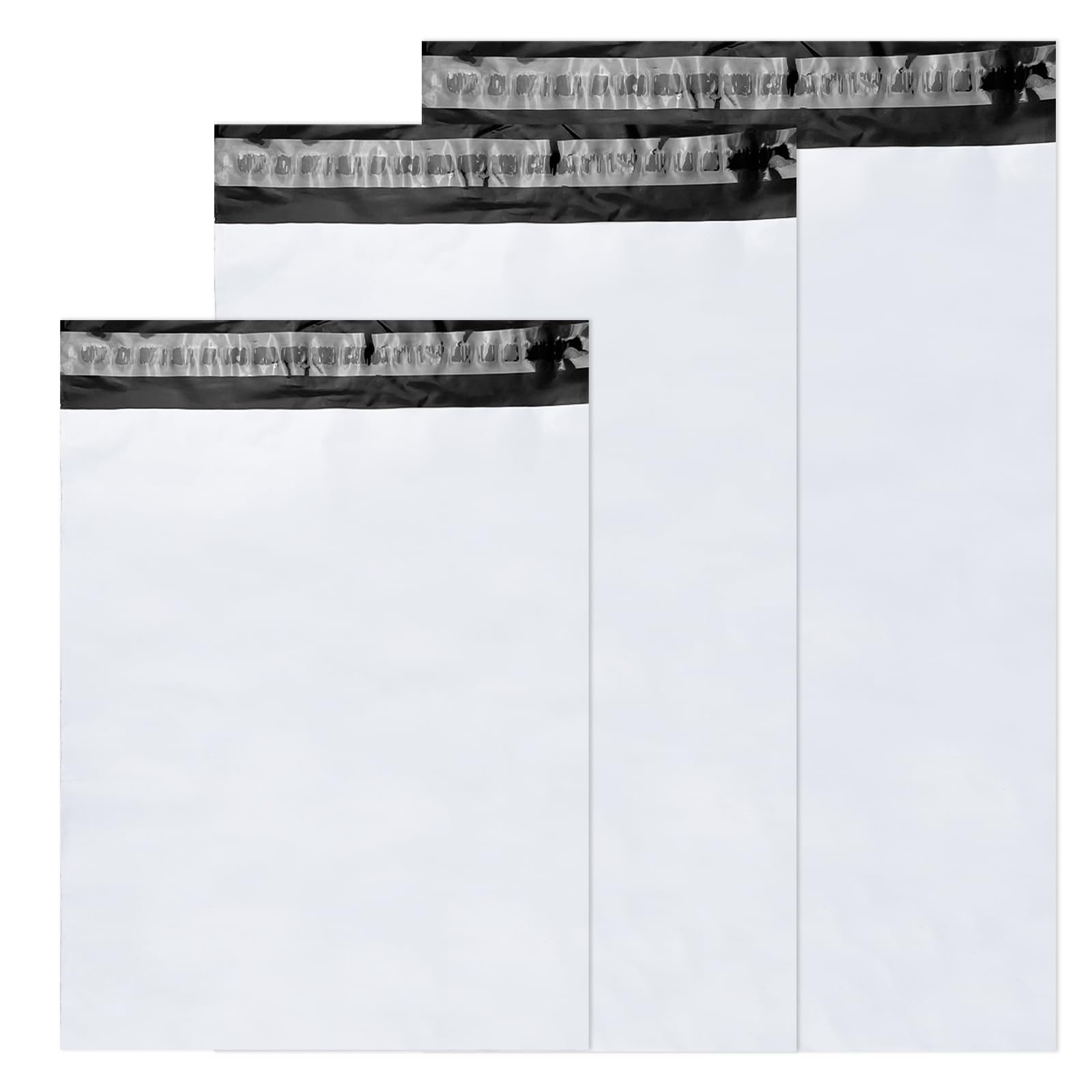 Magrimaxio 120pcs versandbeutel, versandtüten für kleidung, versandtaschen, shipping bags, verpackungsbeutel plastik, versandtasche, mit Selbstklebeverschluss, blickdicht, L/M/S mischen, 40 pcs/Größe 120pcs(L/M/S) Angebot bei HelloDeals