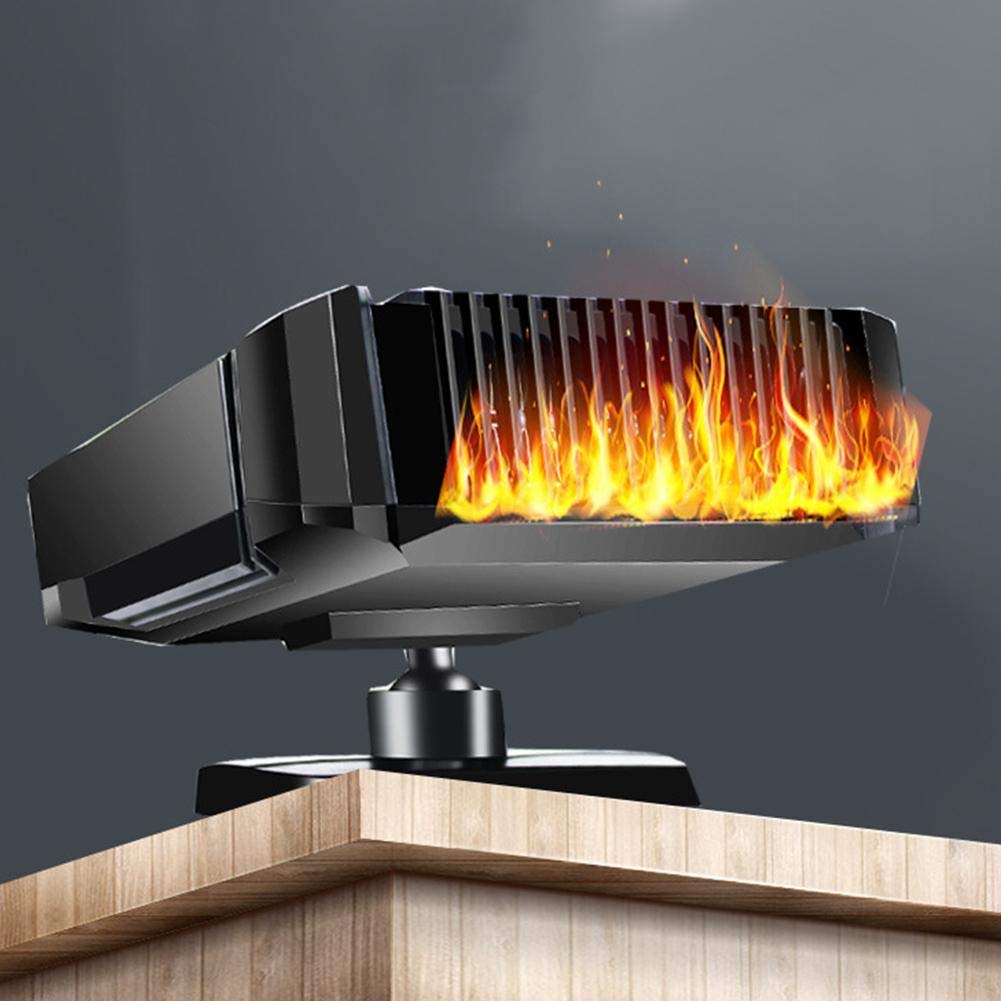 MotorMinds Auto Heizlüfter, 12V 150W Auto Heizung Tragbare und Ventilator 2 in 1, Heizung für Auto Car Heater, Windschutzscheibe, Schnee, Nebel, Frostentfernung mit Handgriff und 360° Drehbasis Angebot bei HelloDeals