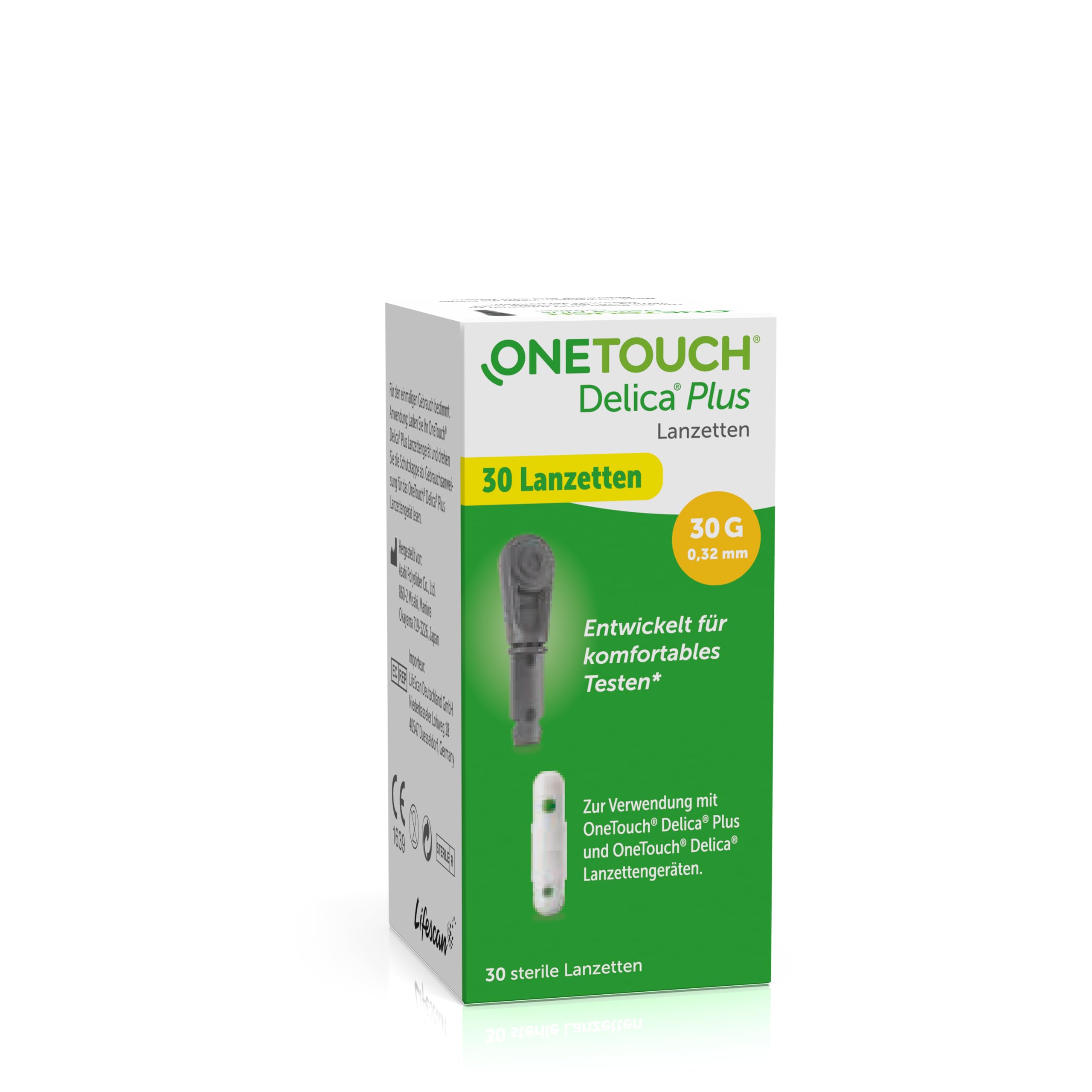 OneTouch® Delica® Plus Lanzetten für Blutzuckermessung I 30 sterile Lanzetten 30 Stück (1er Pack) Angebot bei HelloDeals