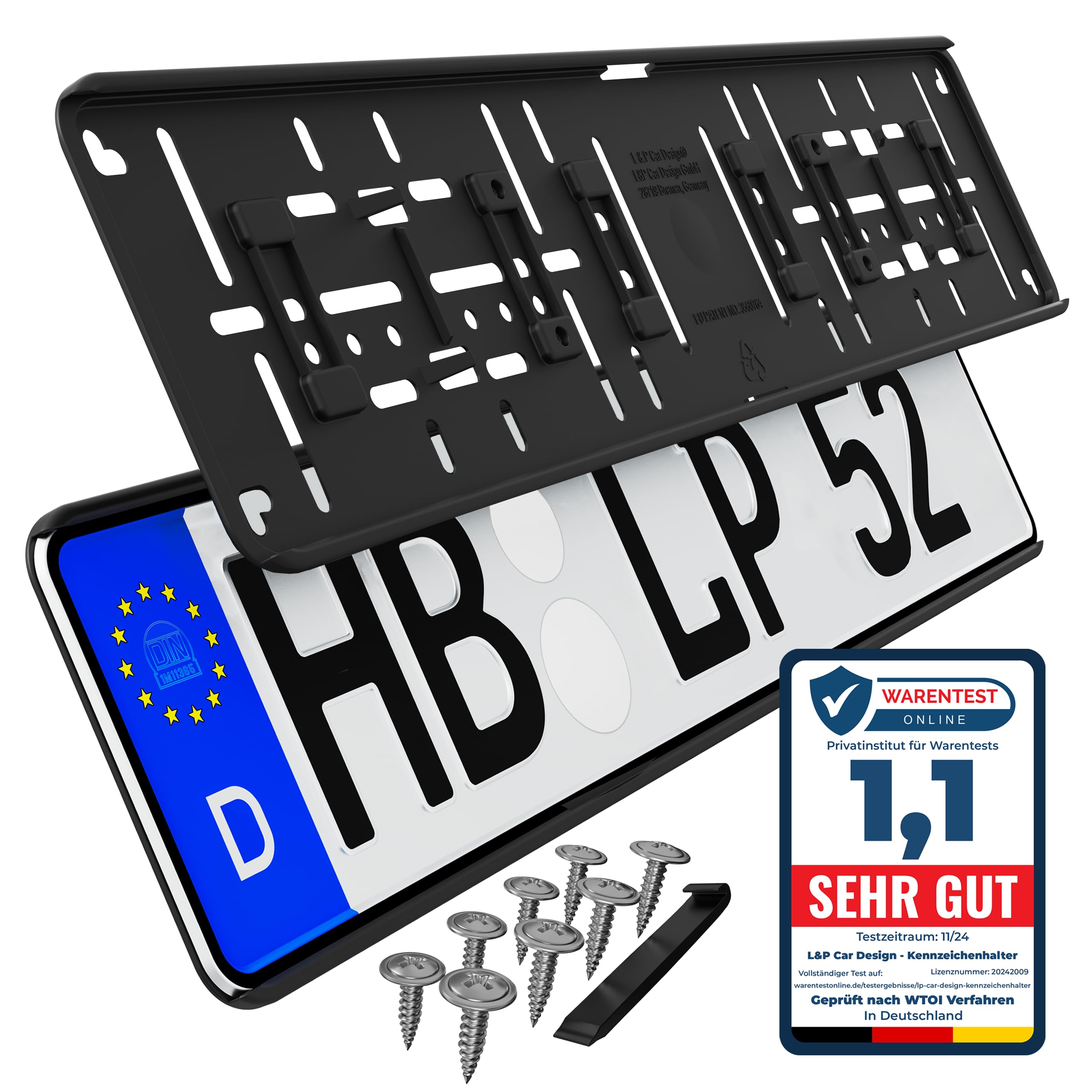 Kennzeichenhalter Rahmenlos Keine sichtbaren Befestigungspunkte Nummernschildhalterung Auto schwarz Kennzeichenhalterung Nummernschildhalter Kfz Kennzeichen Halterung 2 Stück Angebot bei HelloDeals