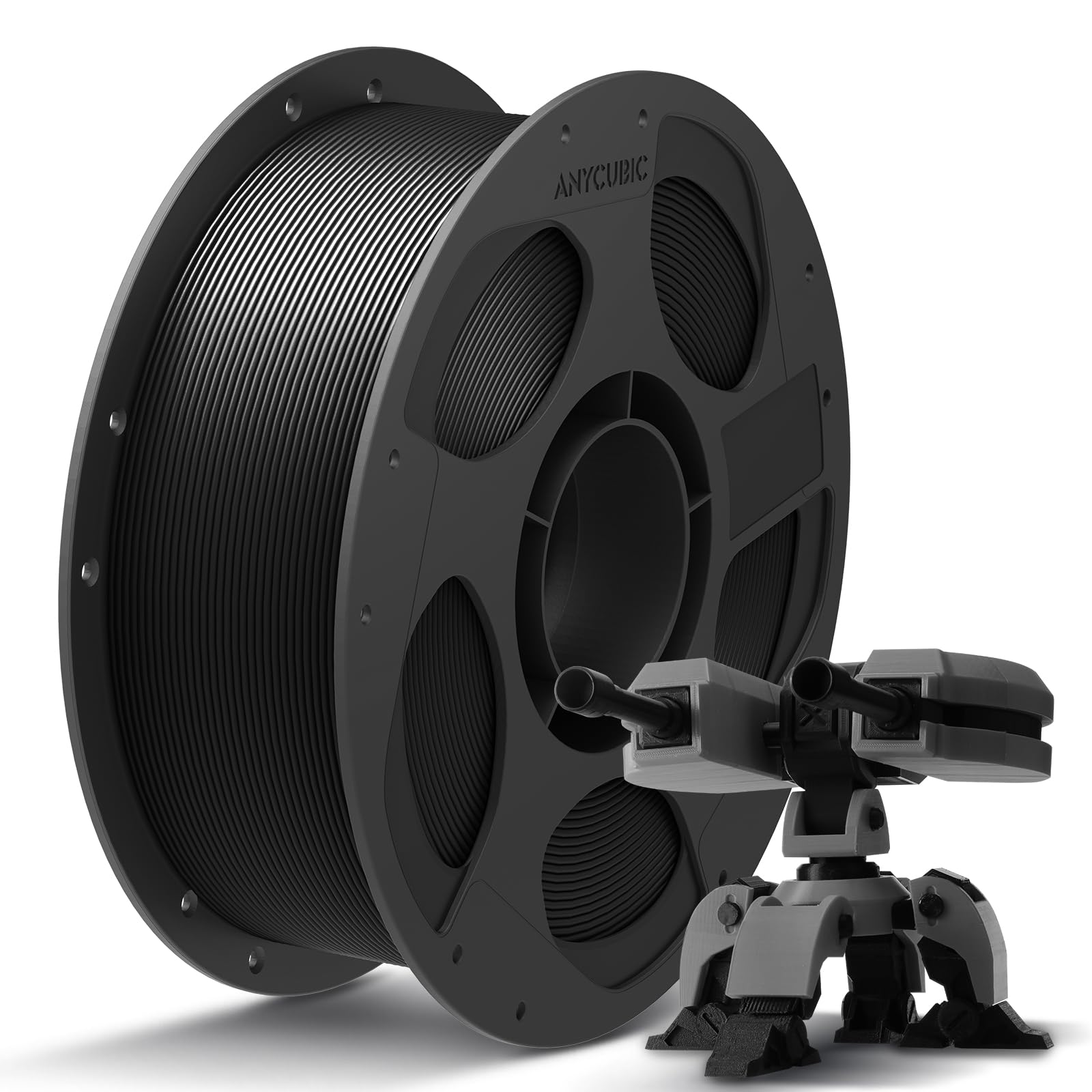 ANYCUBIC PLA+ Filament 1.75mm, PLA Plus, Maßgenauigkeit +/-0,02mm, Hohe Zähigkeit und Präzision -3D-Druckmaterialien, Intelligente Identifikation,1KG Schwarz PLA+ Schwarz 1KG Angebot bei HelloDeals