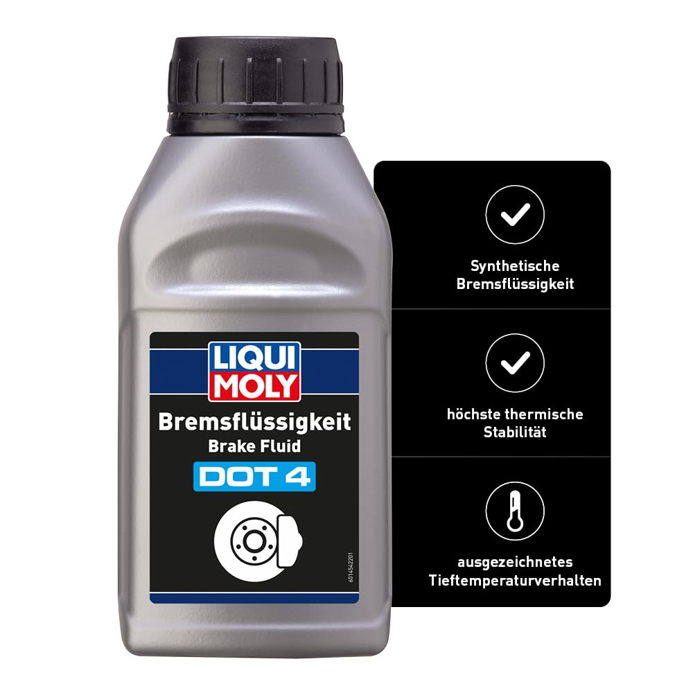 LIQUI MOLY Bremsflüssigkeit DOT 4 | 500 ml | Bremsflüssigkeit | Art.-Nr.: 21156, Silber Angebot bei HelloDeals