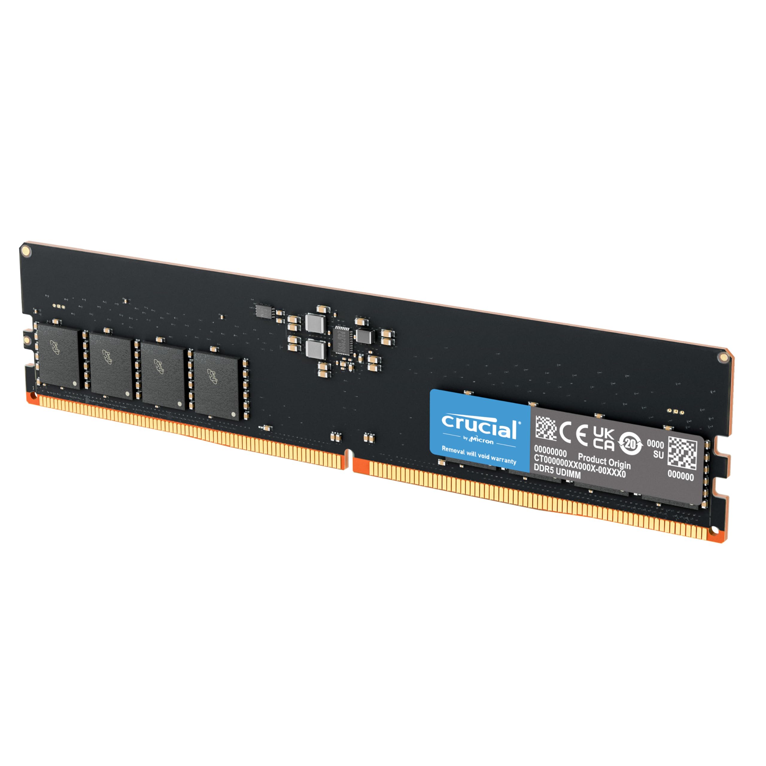 Crucial DDR5 RAM 16GB 5600MHz, PC Computer Arbeitsspeicher, (auch 5200MHz / 4800MHz) CL46 - CT16G56C46U5 5600MHz 16GB Angebot bei HelloDeals