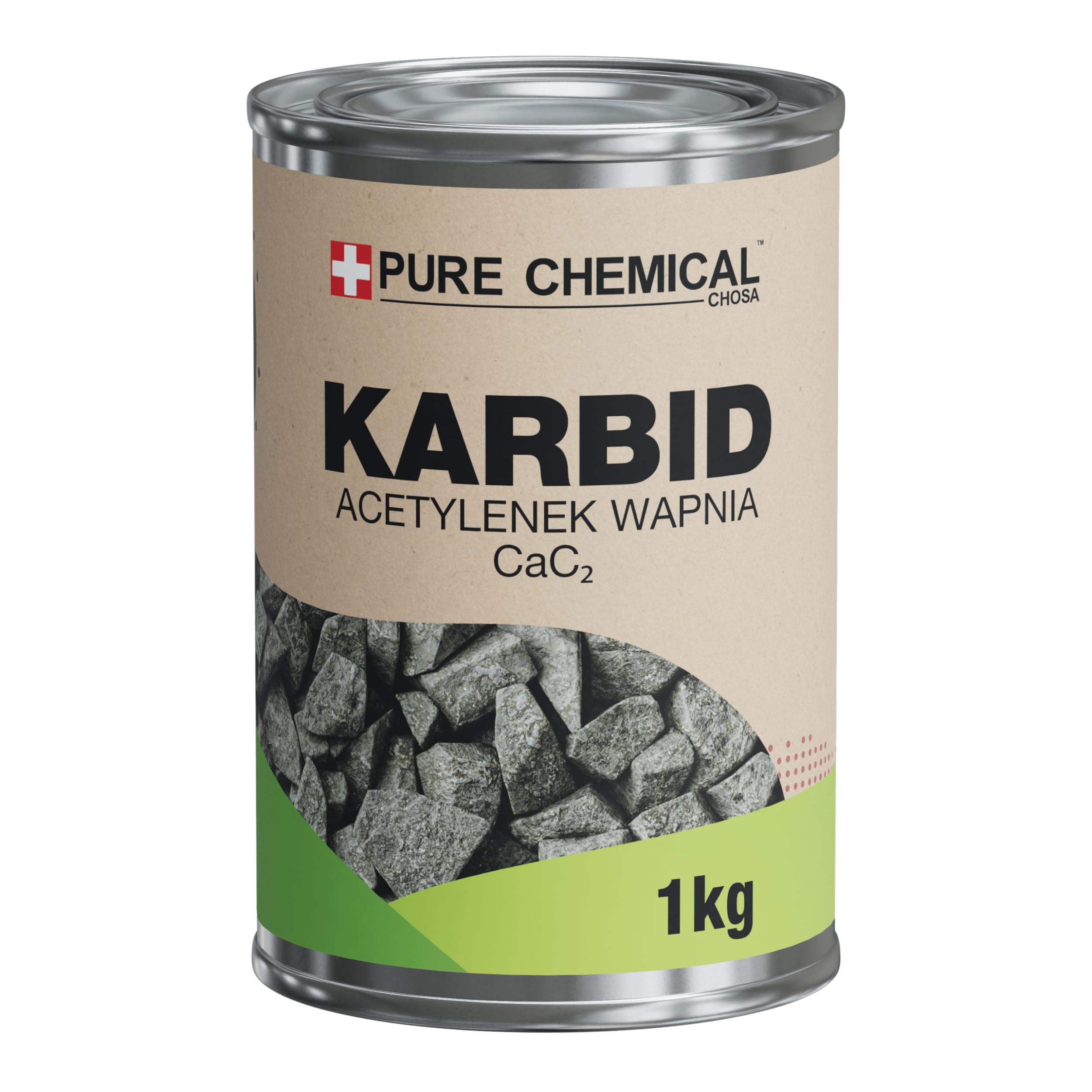 CHOSA - Karbid 1kg Gegen Wühlmäuse Maulwürfe - Carbid Steine - Kabit Kabitt karbitt Karbit Stein - eine stabile Metalldose – Die Verpackung schützt vor Feuchtigkeit – dichter Verschluss (1kg) Angebot bei HelloDeals