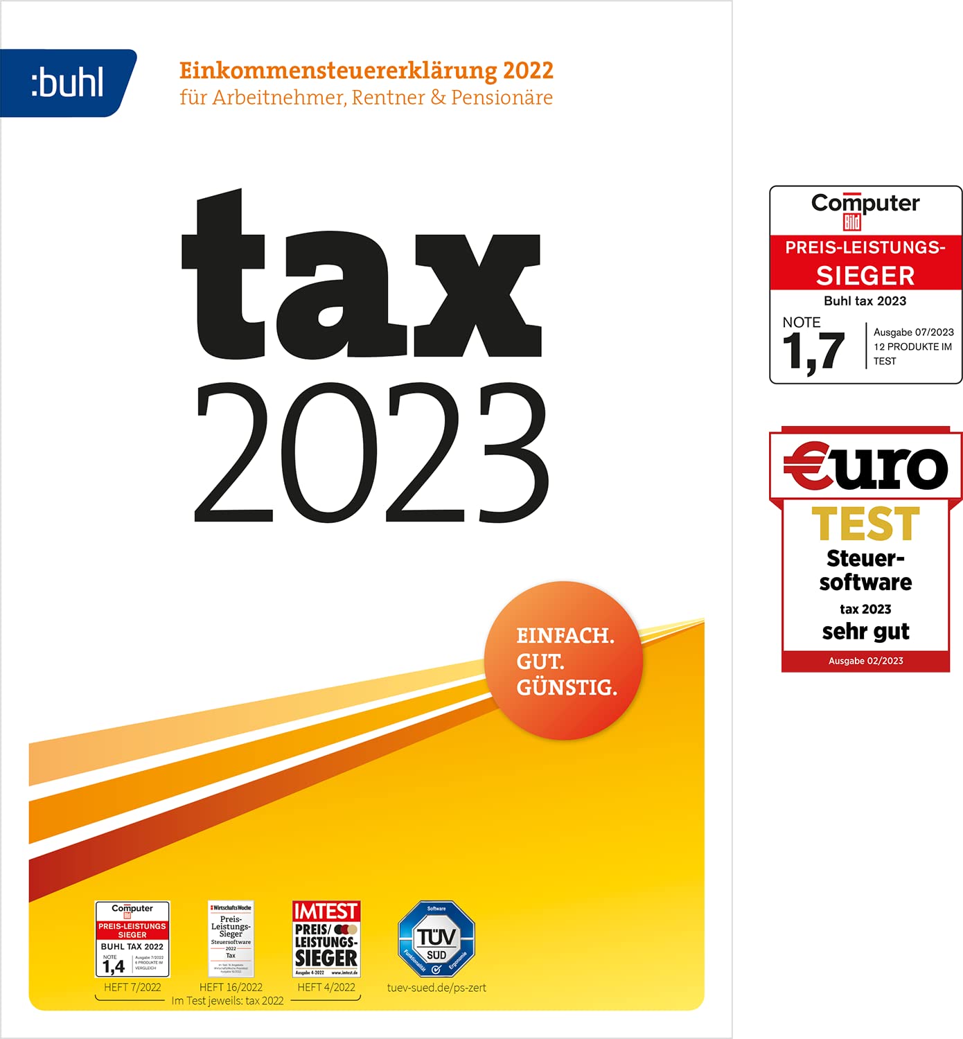 Tax 2023 (für Steuerjahr 2022) | PC | Digitaler Download Aktivierungscode per Email 2023 Angebot bei HelloDeals